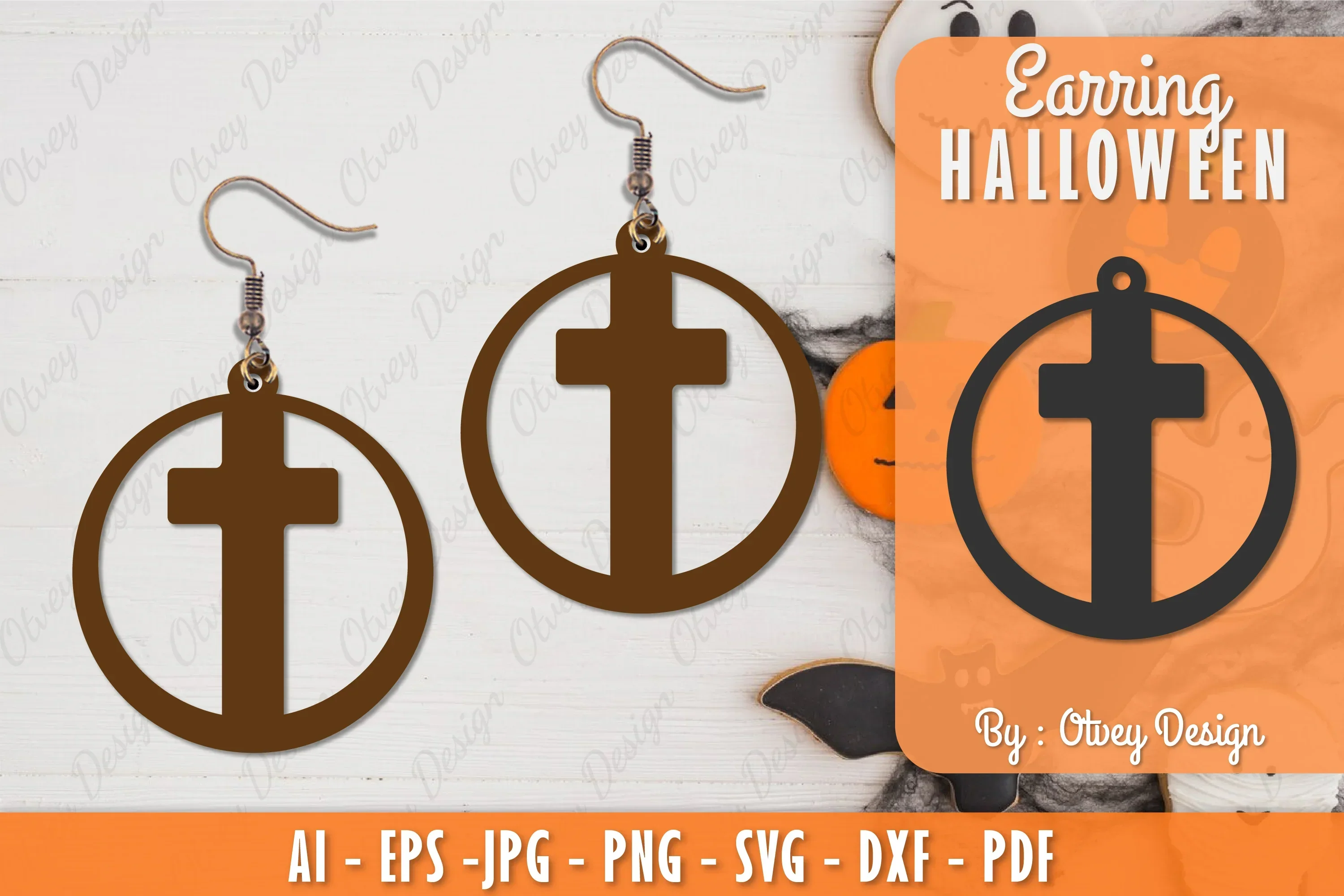 Earring Halloween Lasercut SVG Bundle
