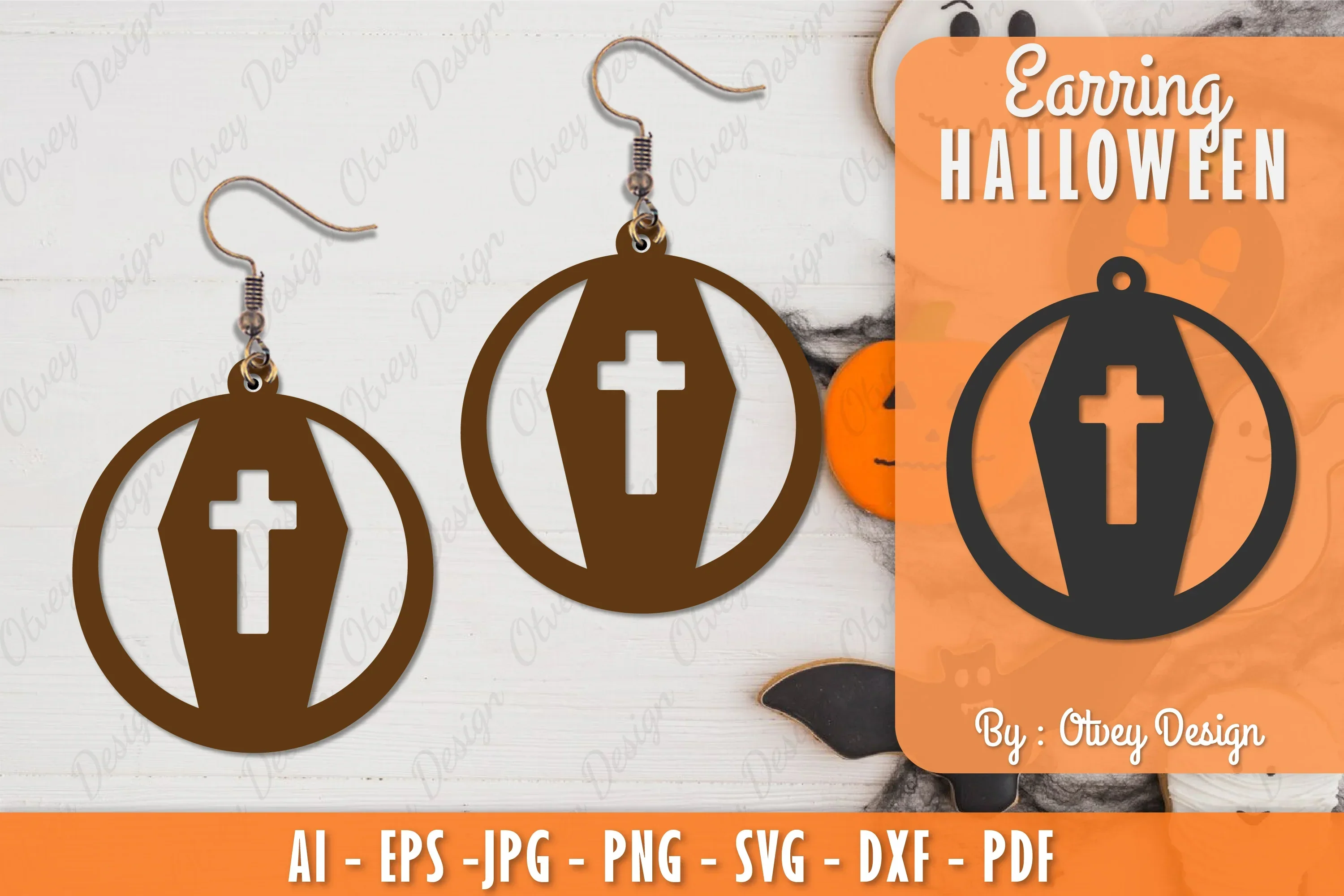 Earring Halloween Lasercut SVG Bundle