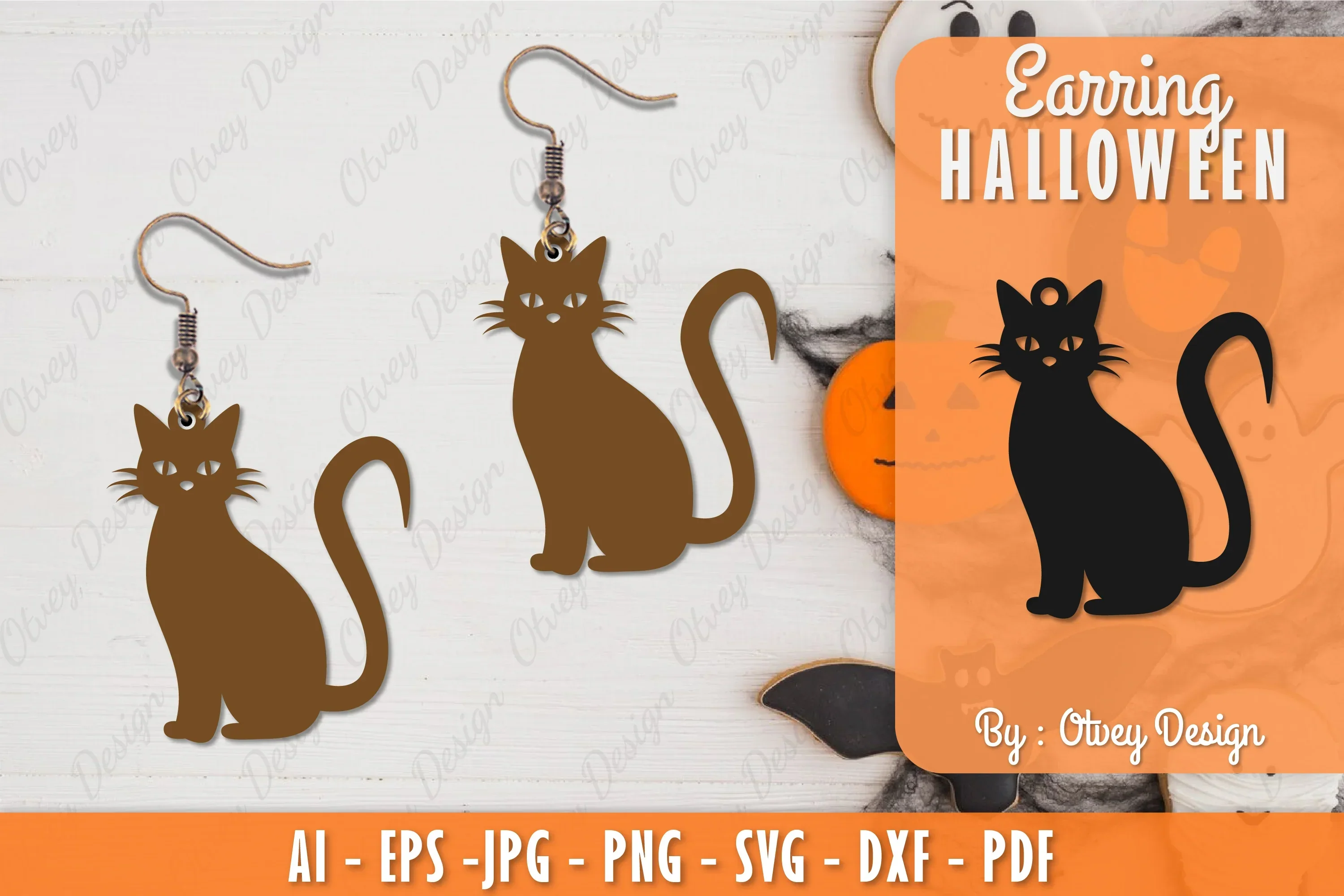 Earring Halloween Lasercut SVG Bundle