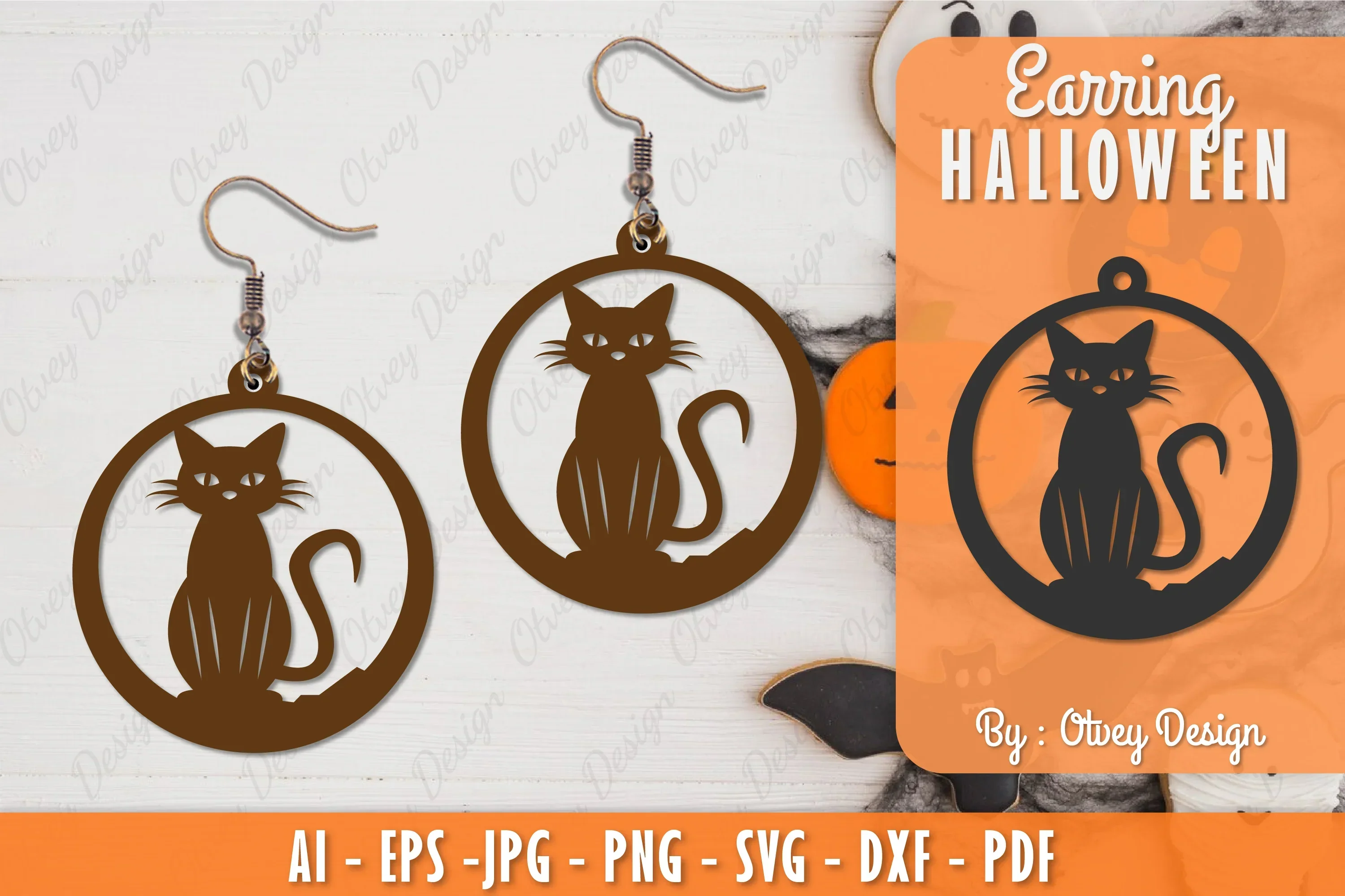 Earring Halloween Lasercut SVG Bundle