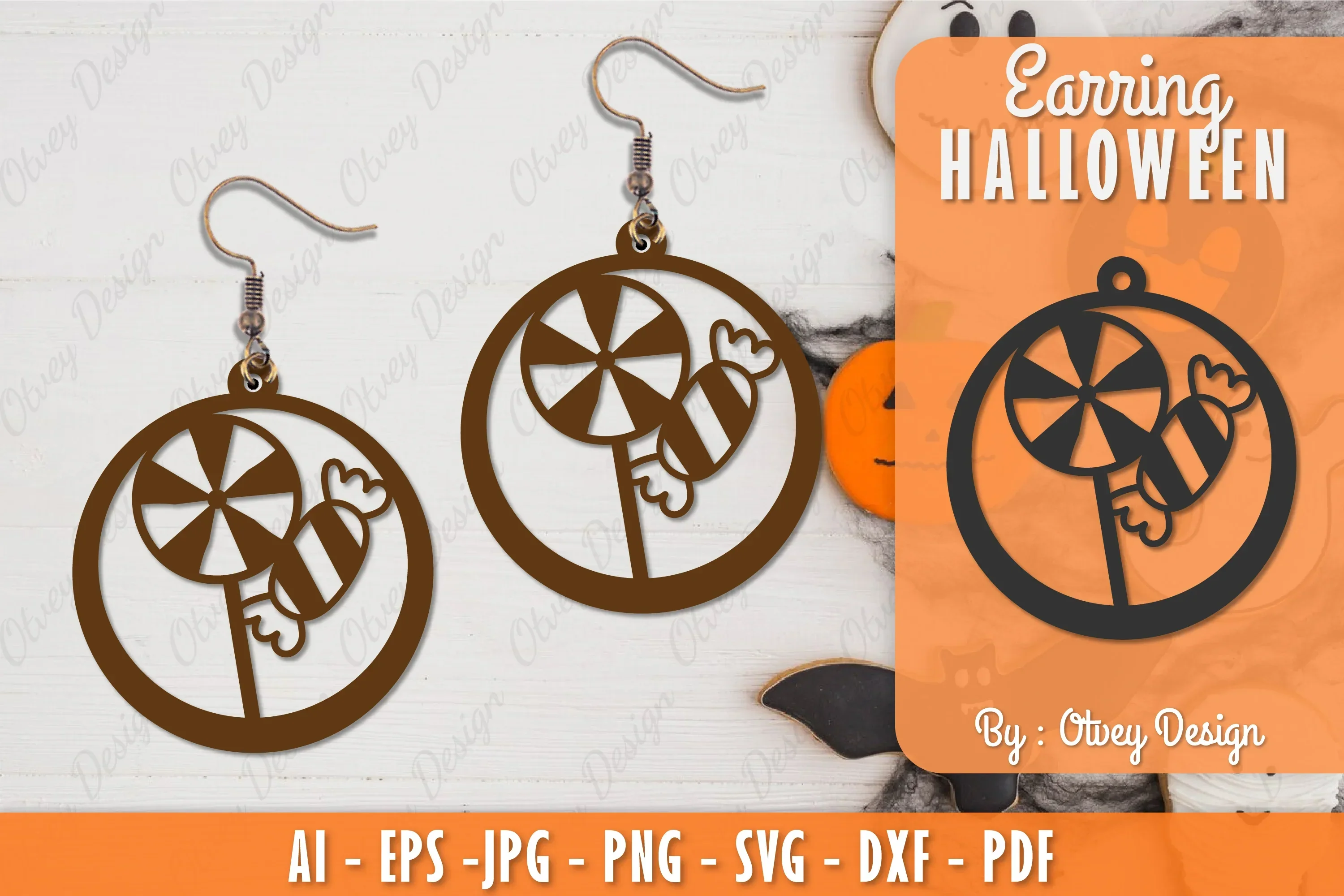 Earring Halloween Lasercut SVG Bundle