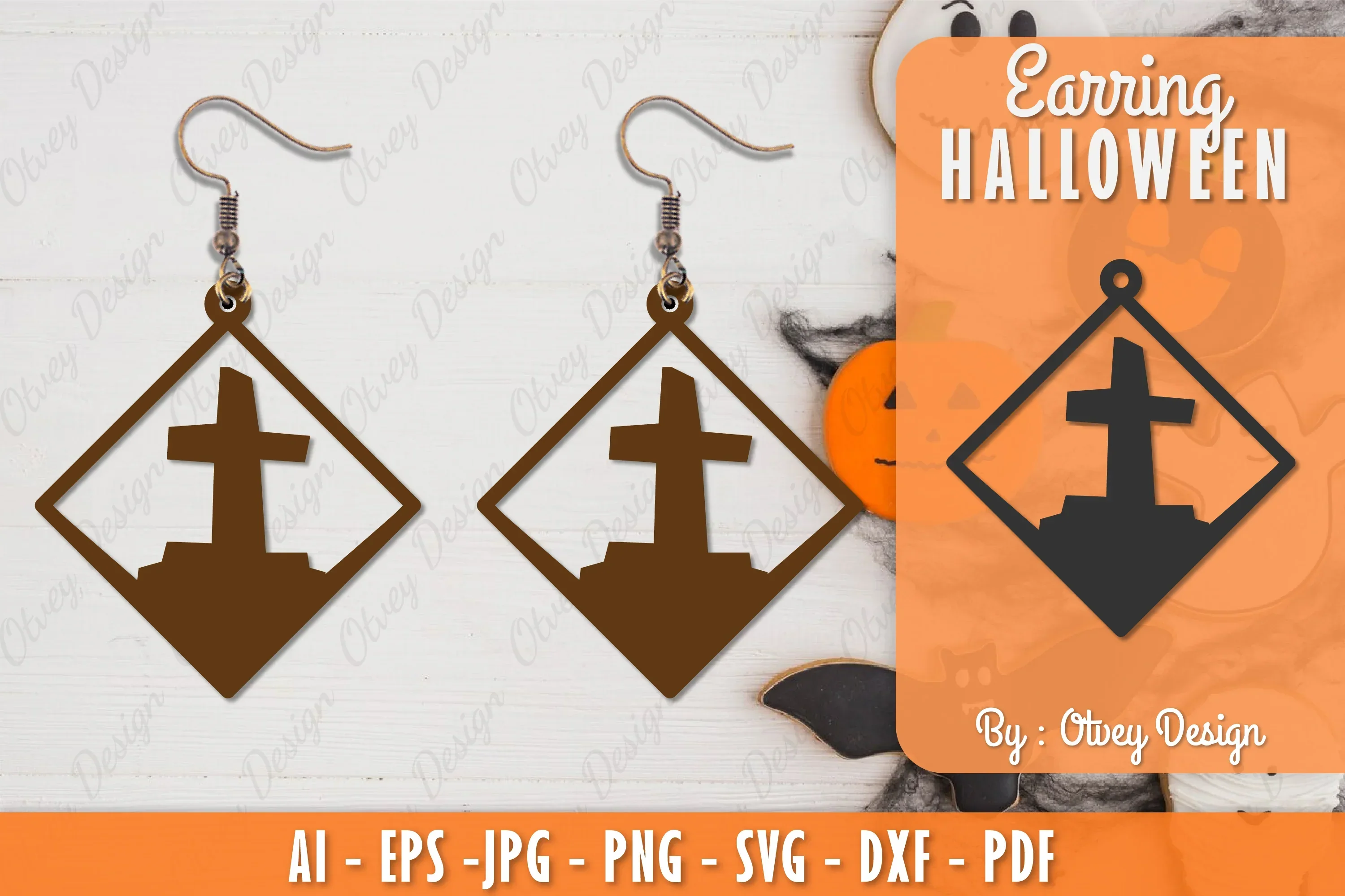 Earring Halloween Lasercut SVG Bundle