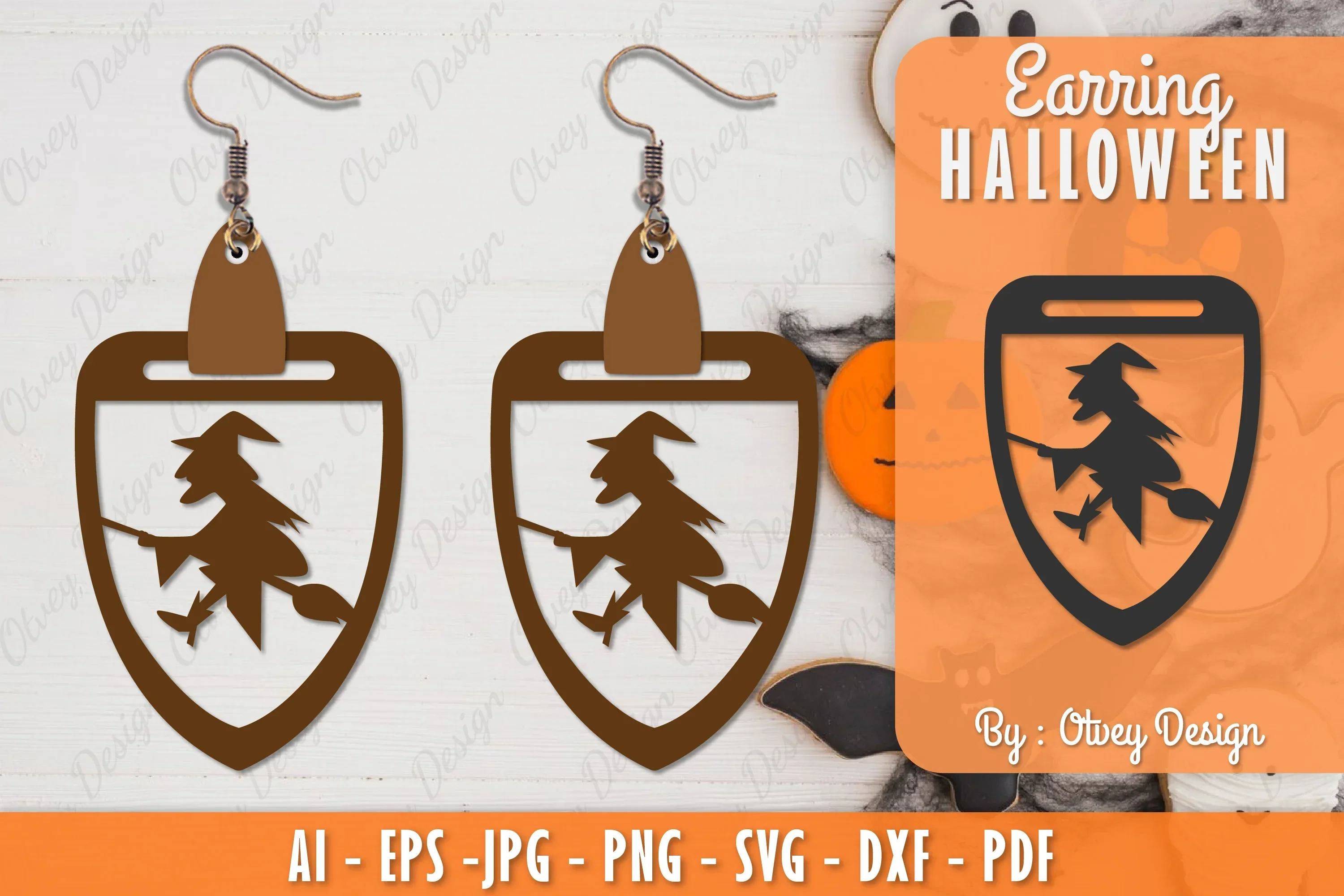 Earring Halloween Lasercut SVG Bundle