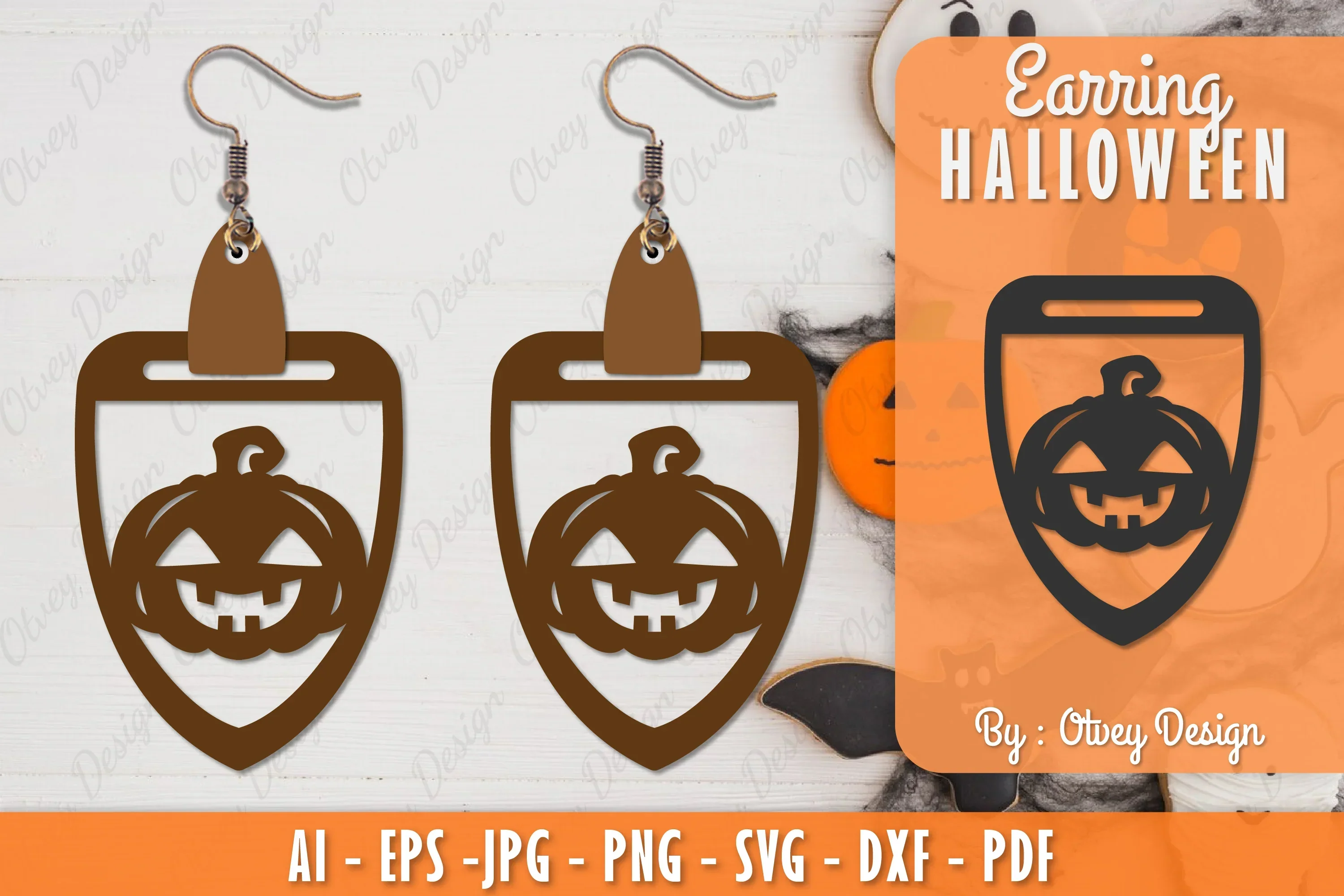 Earring Halloween Lasercut SVG Bundle