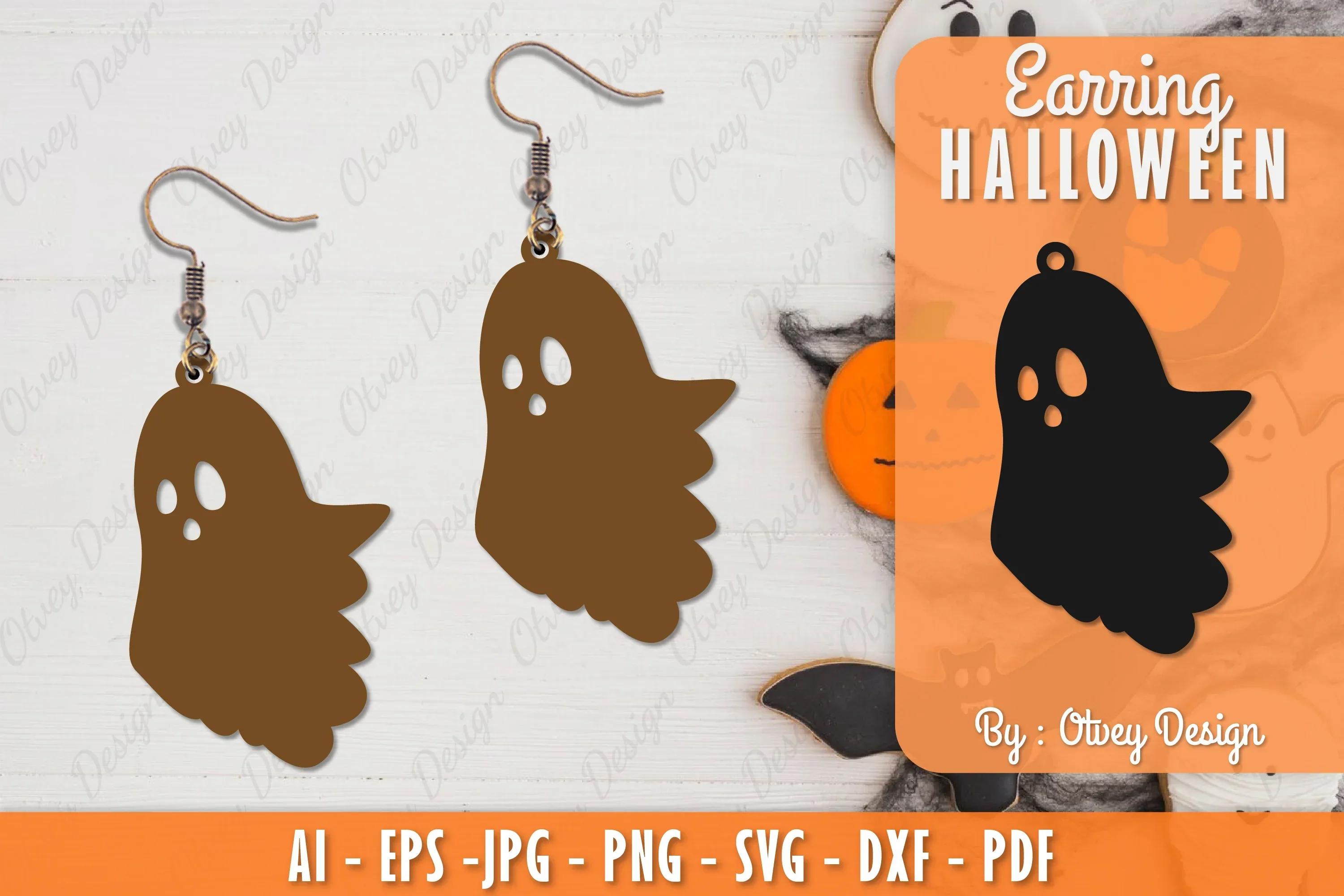 Earring Halloween Lasercut SVG Bundle
