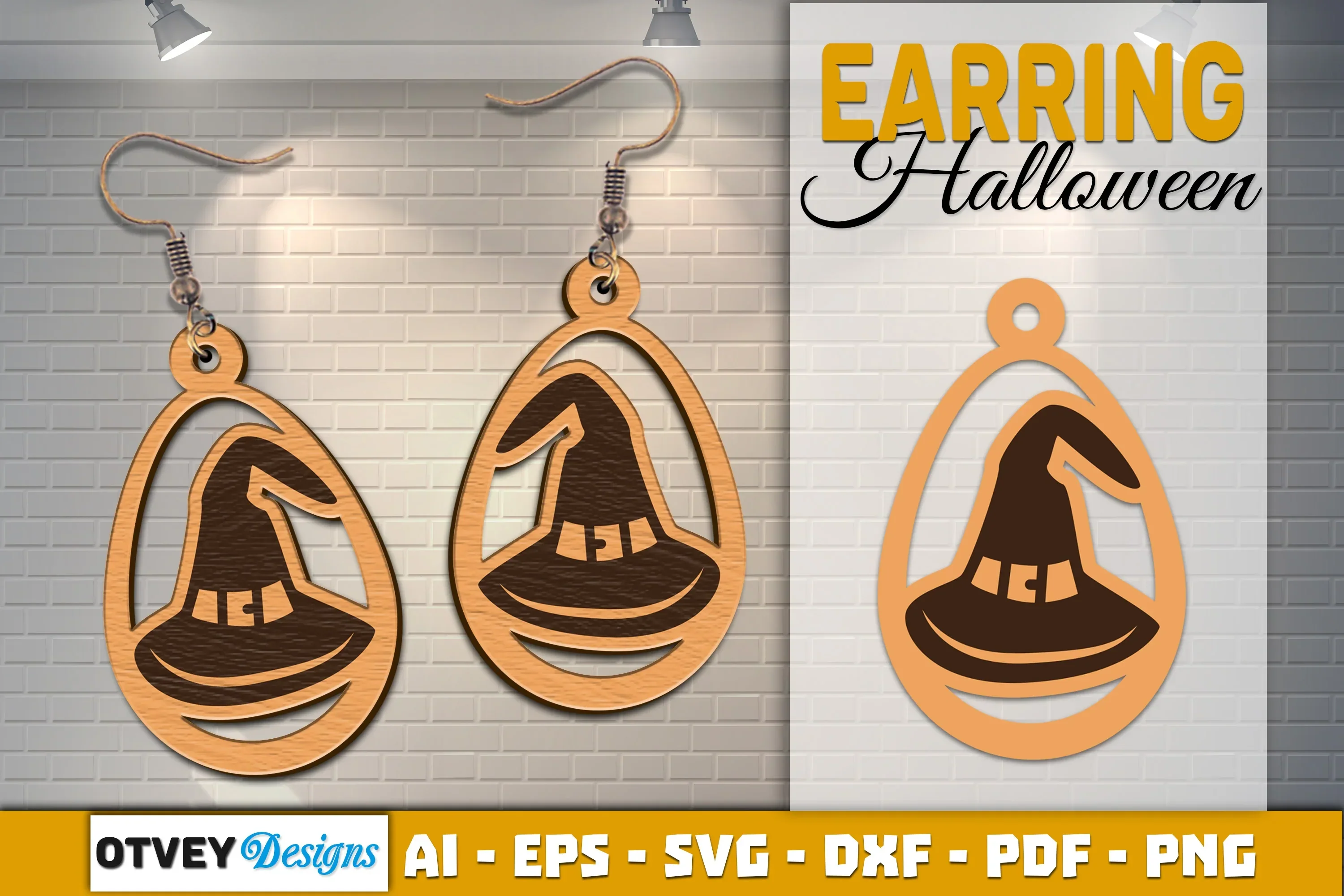 Earring Halloween Lasercut SVG Bundle - Image 2