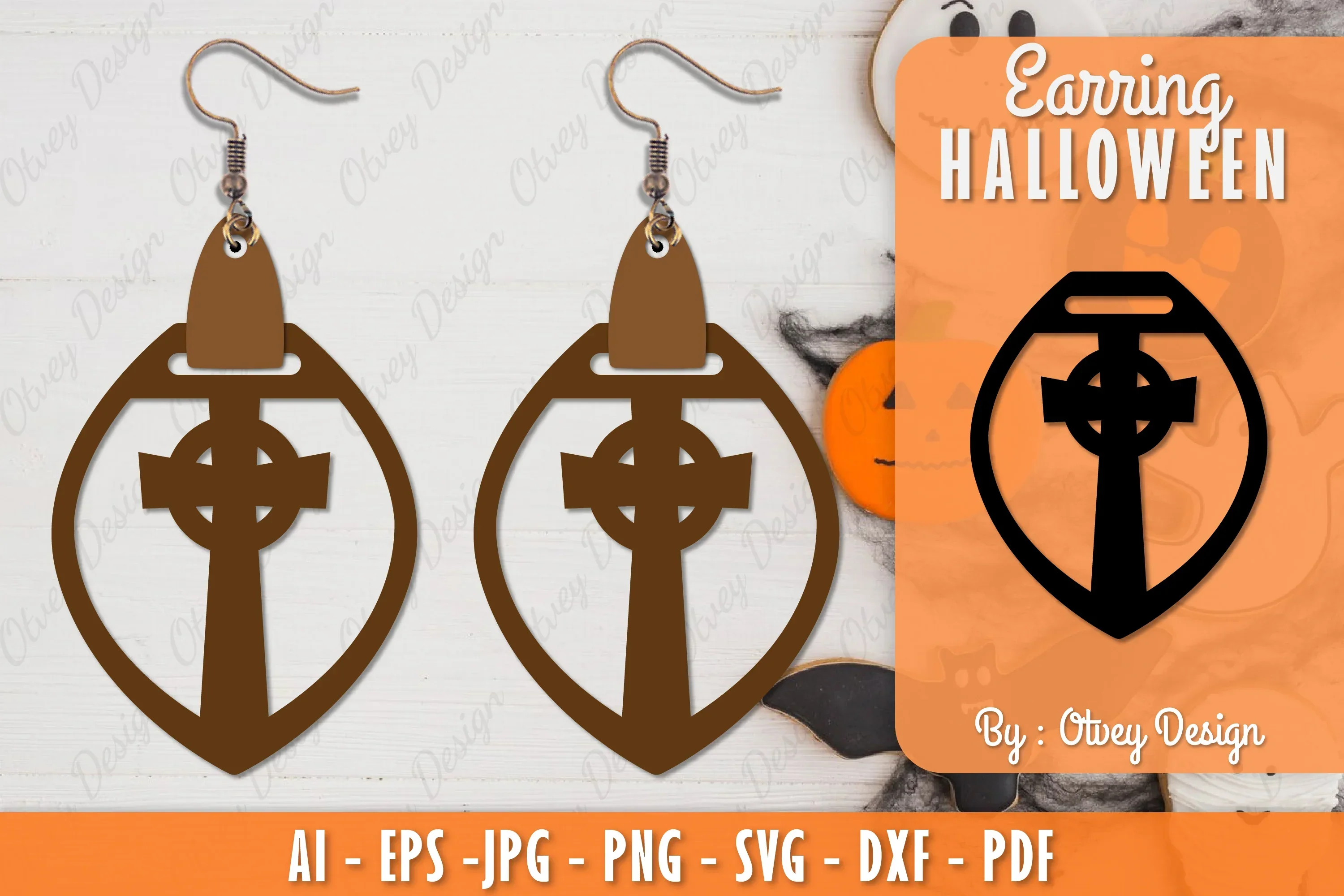 Earring Halloween Lasercut SVG Bundle
