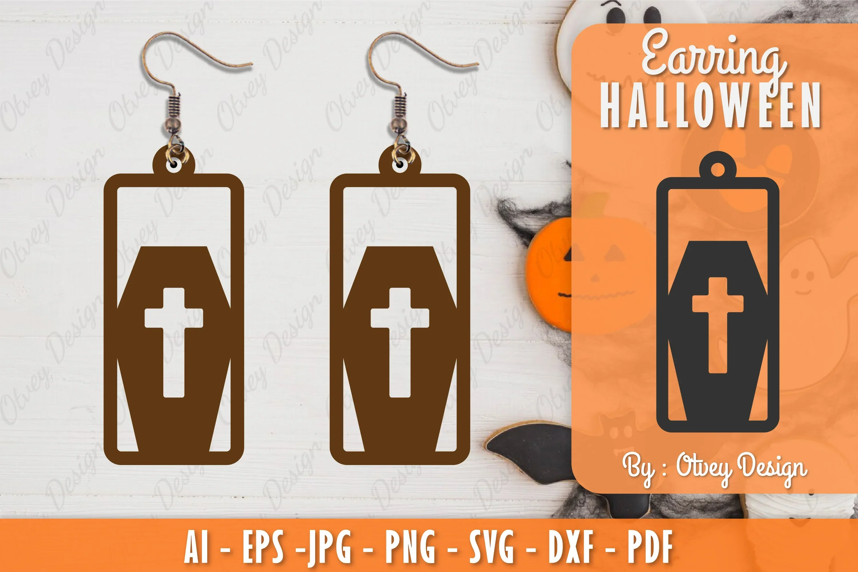 Earring Halloween Lasercut SVG Bundle