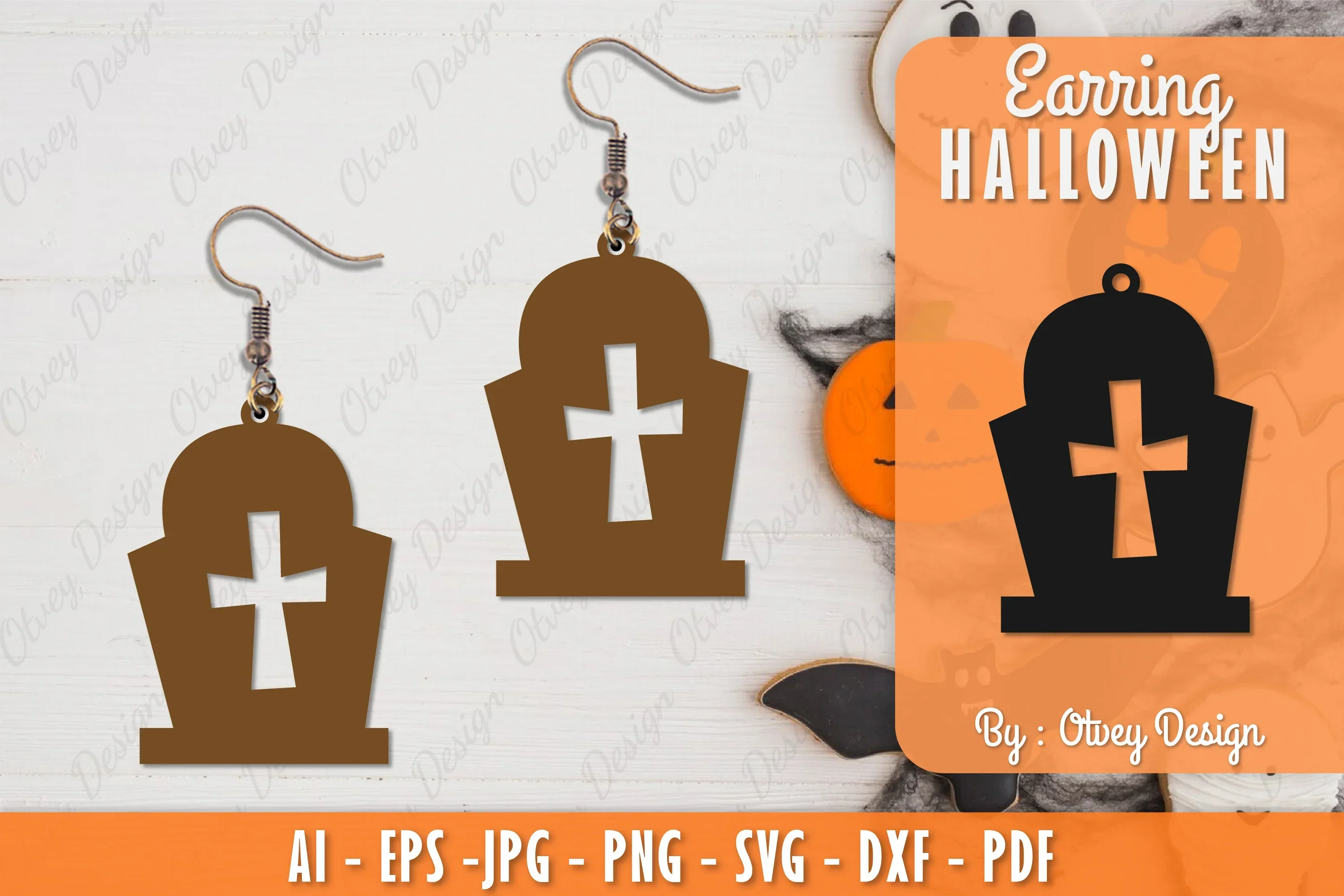 Earring Halloween Lasercut SVG Bundle