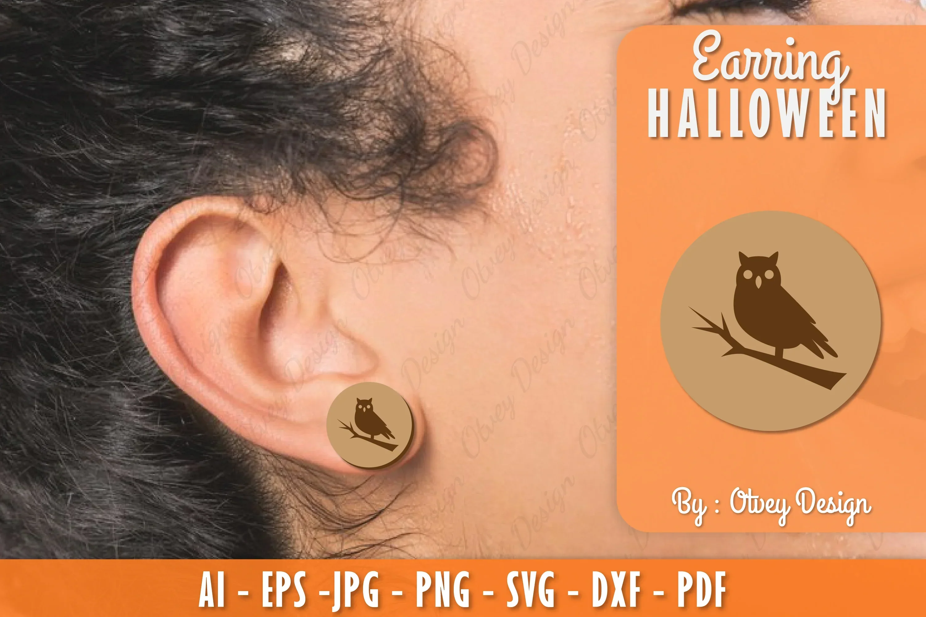 Earring Halloween Lasercut SVG Bundle