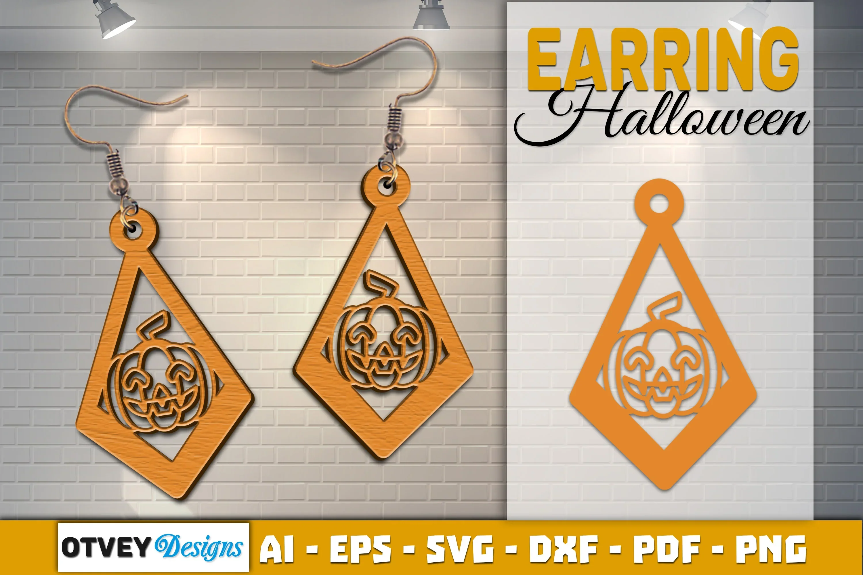 Earring Halloween Lasercut SVG Bundle - Image 2