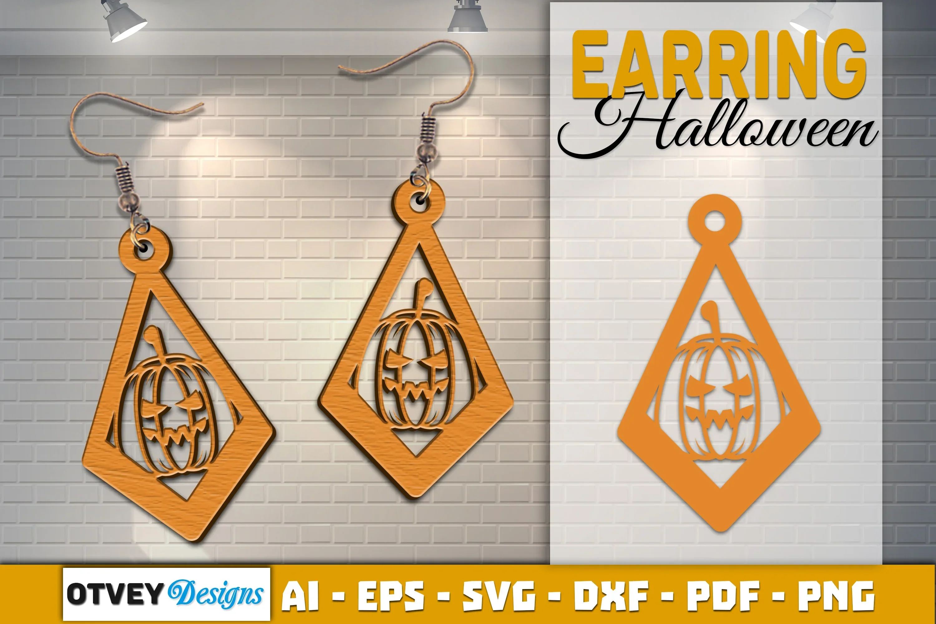 Earring Halloween Lasercut SVG Bundle - Image 2
