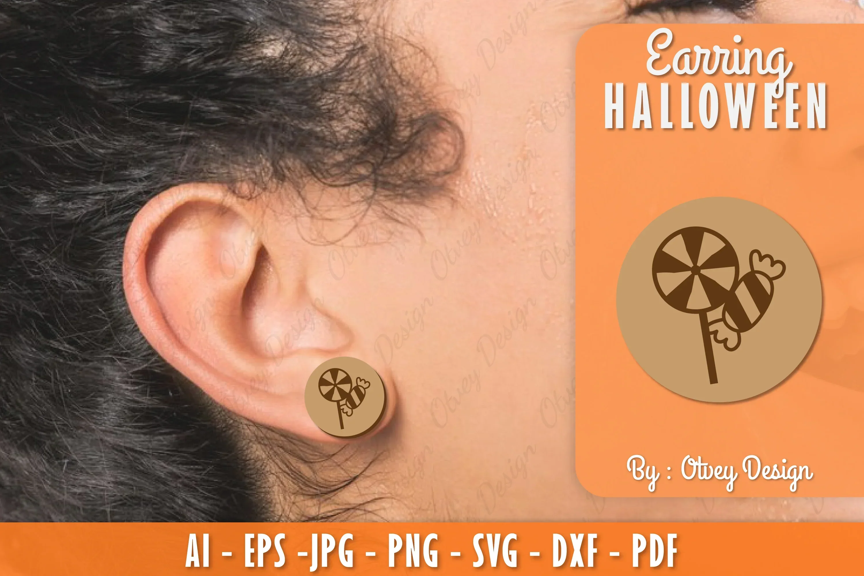 Earring Halloween Lasercut SVG Bundle