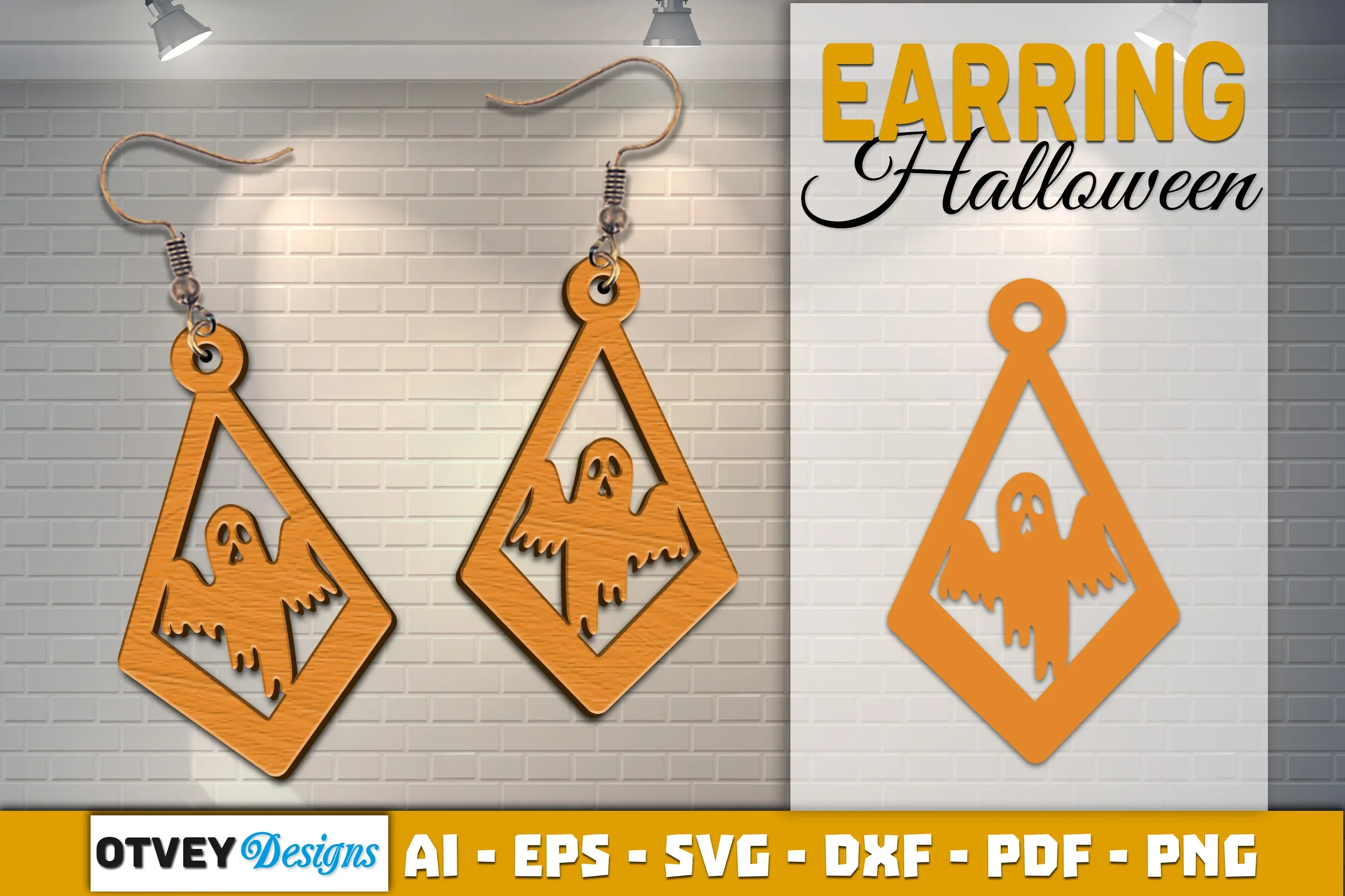 Earring Halloween Lasercut SVG Bundle - Image 2