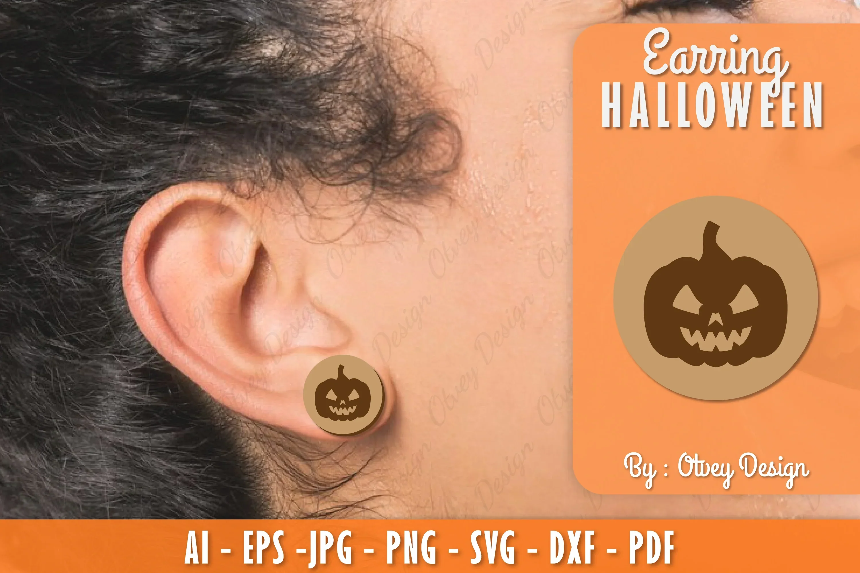 Earring Halloween Lasercut SVG Bundle