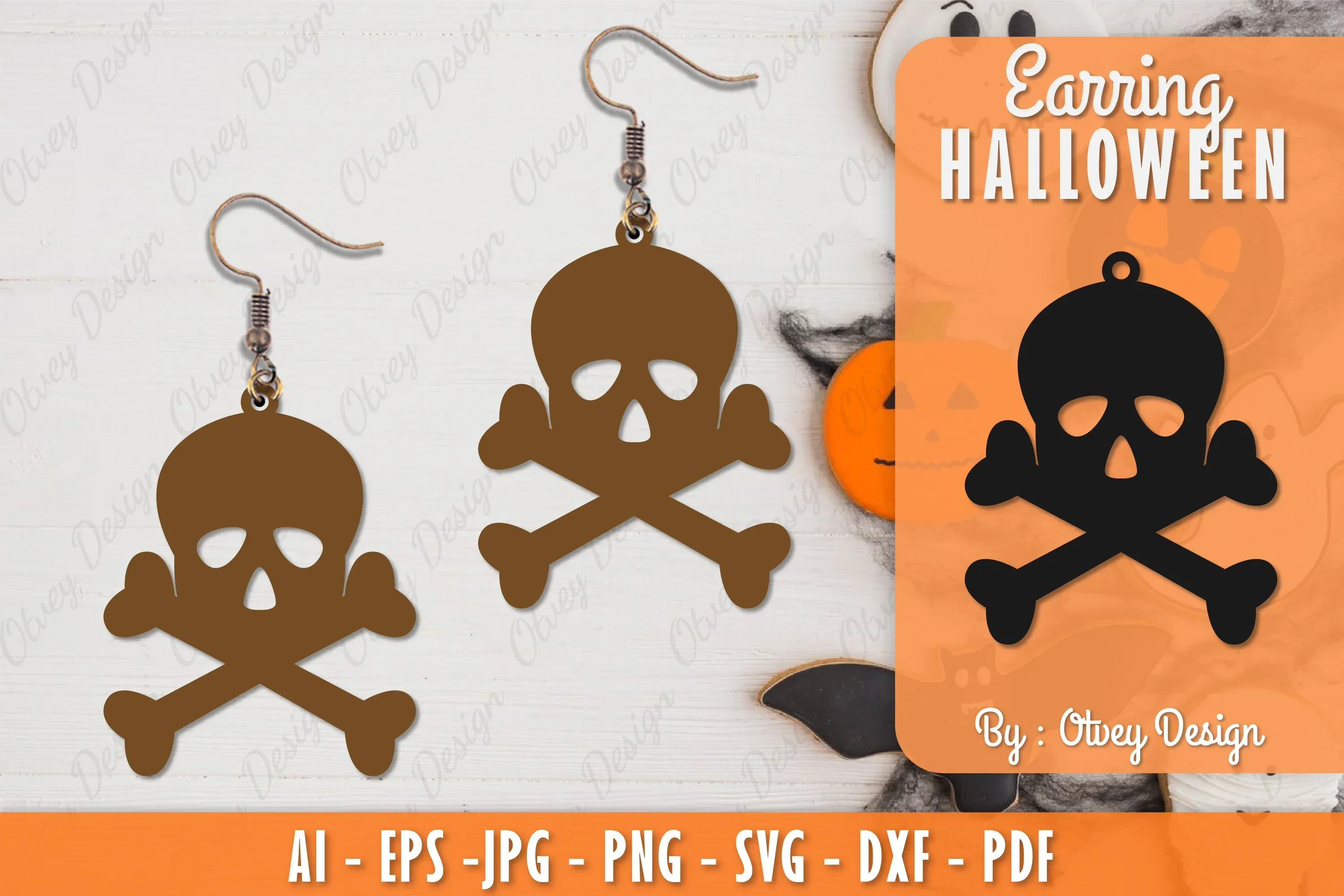 Earring Halloween Lasercut SVG Bundle