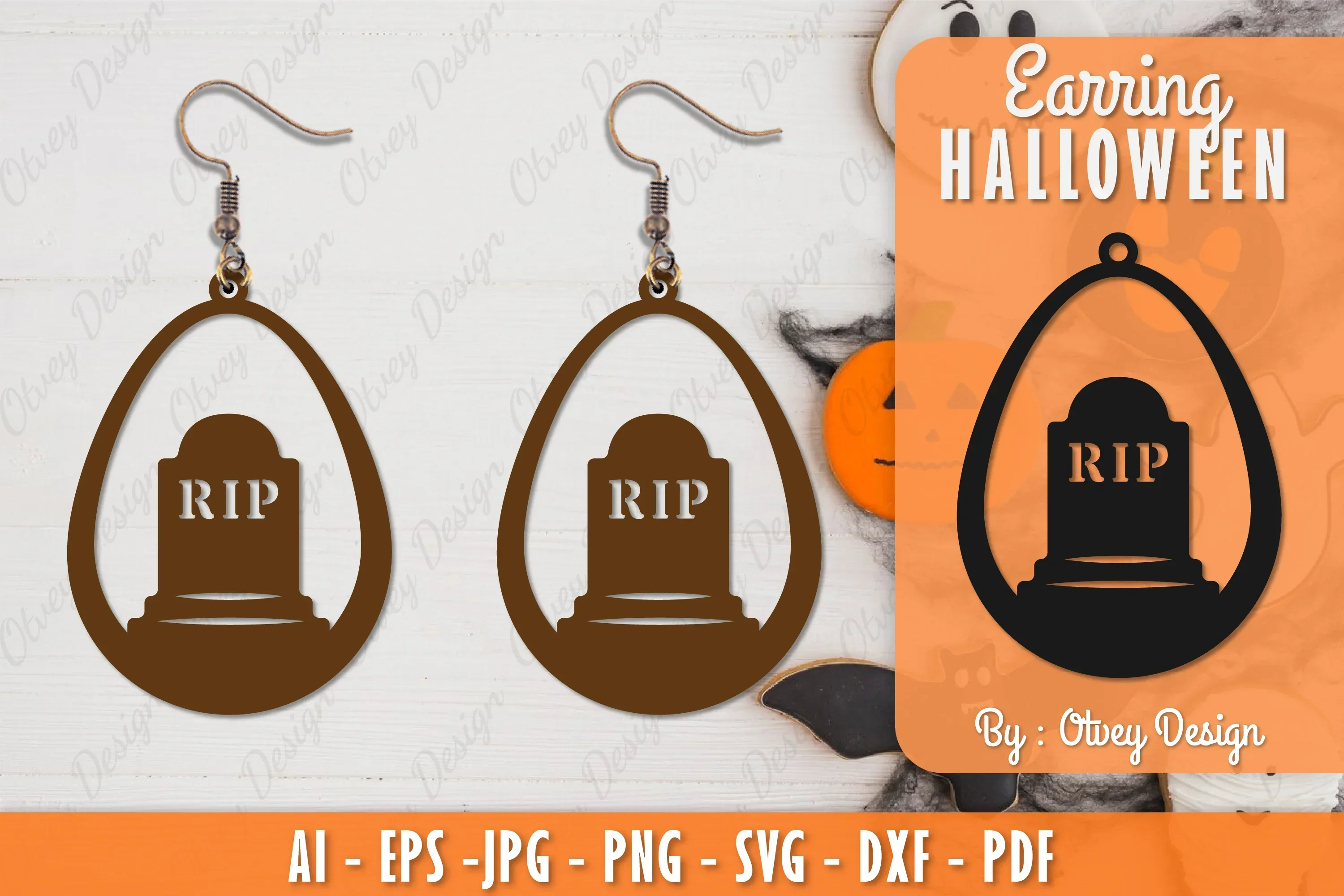 Earring Halloween Lasercut SVG Bundle