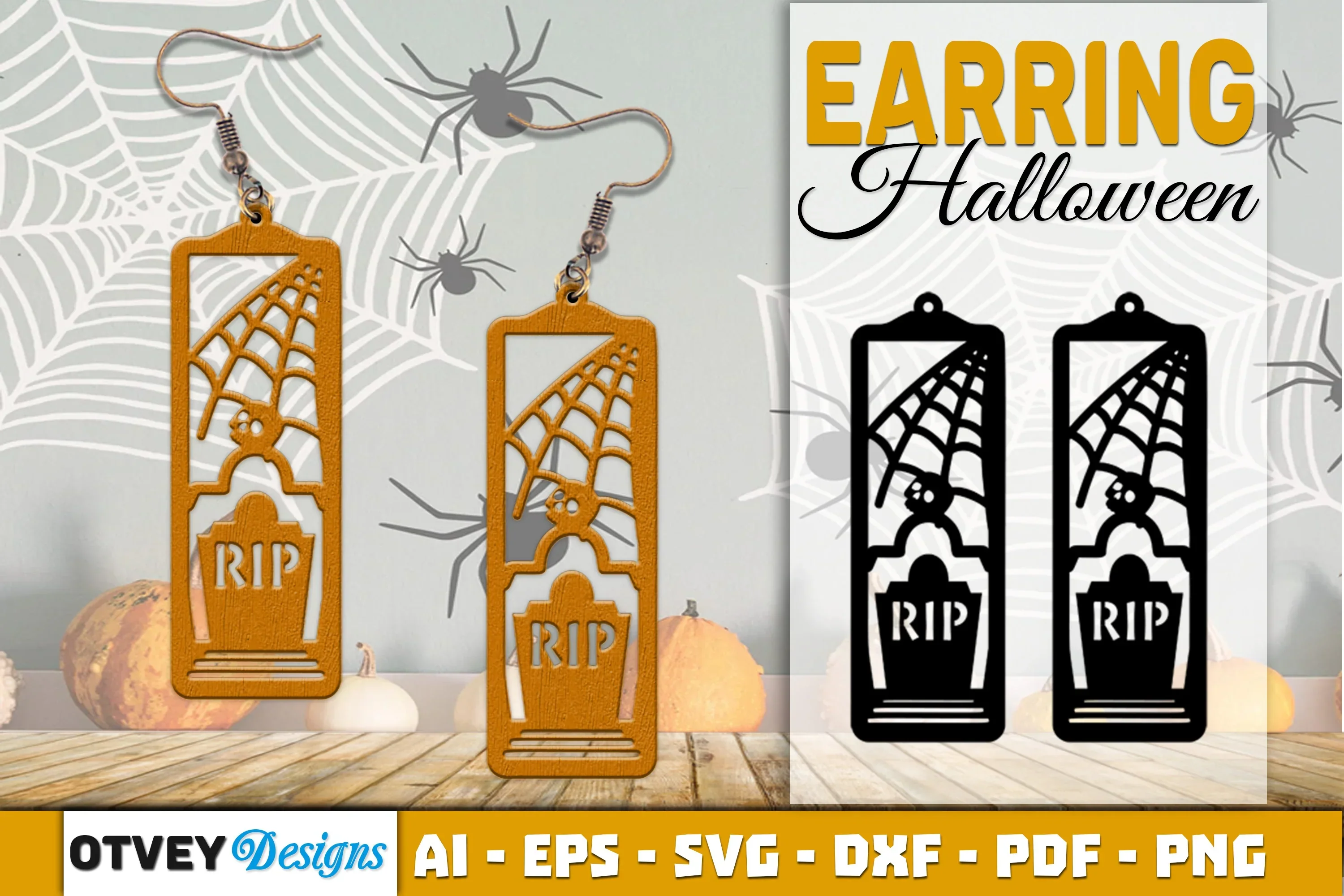 Earring Halloween Lasercut SVG Bundle126