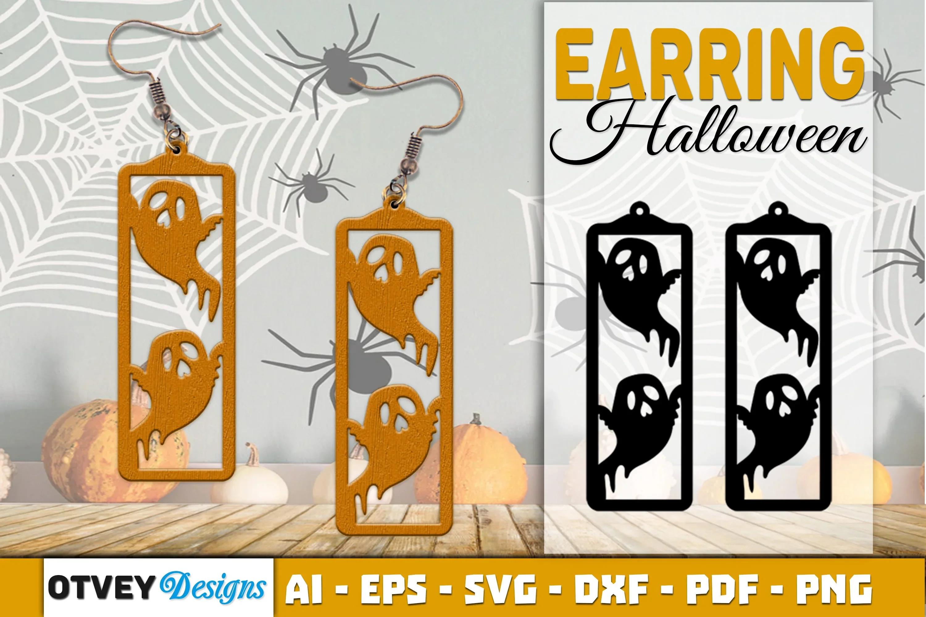 Earring Halloween Lasercut SVG Bundle139