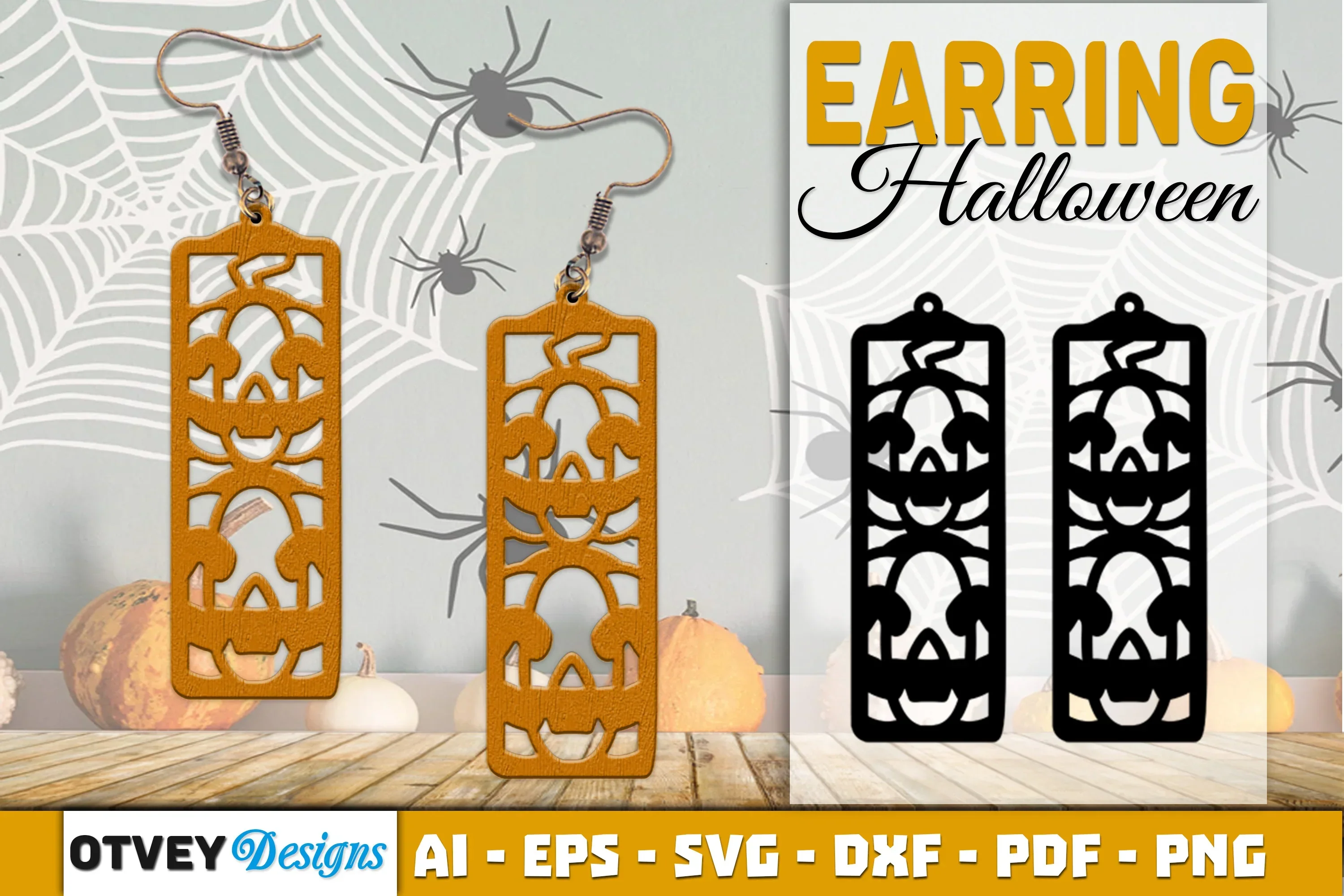 Earring Halloween Lasercut SVG Bundle27