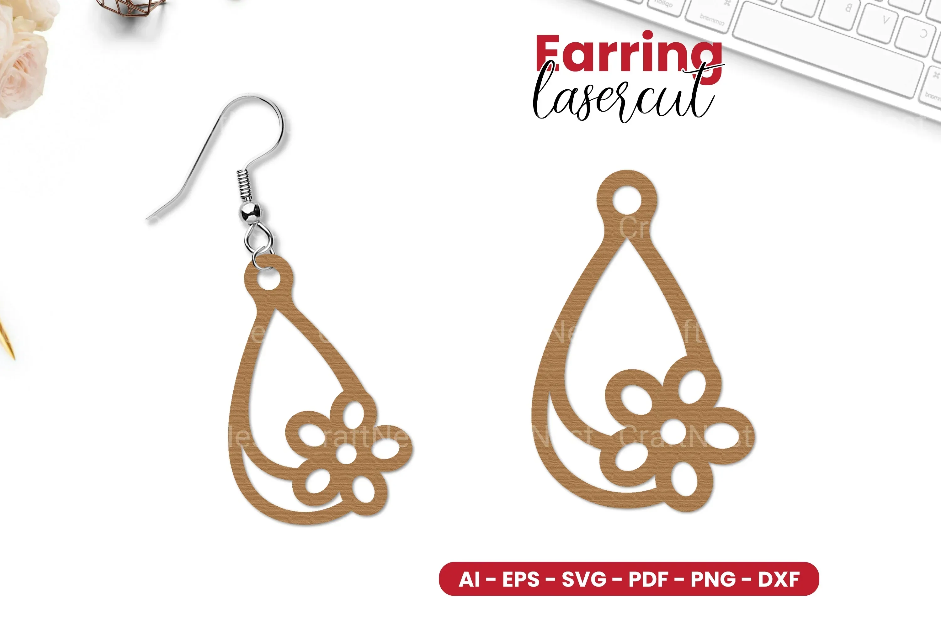 Earring Laser Cut SVG Bundle