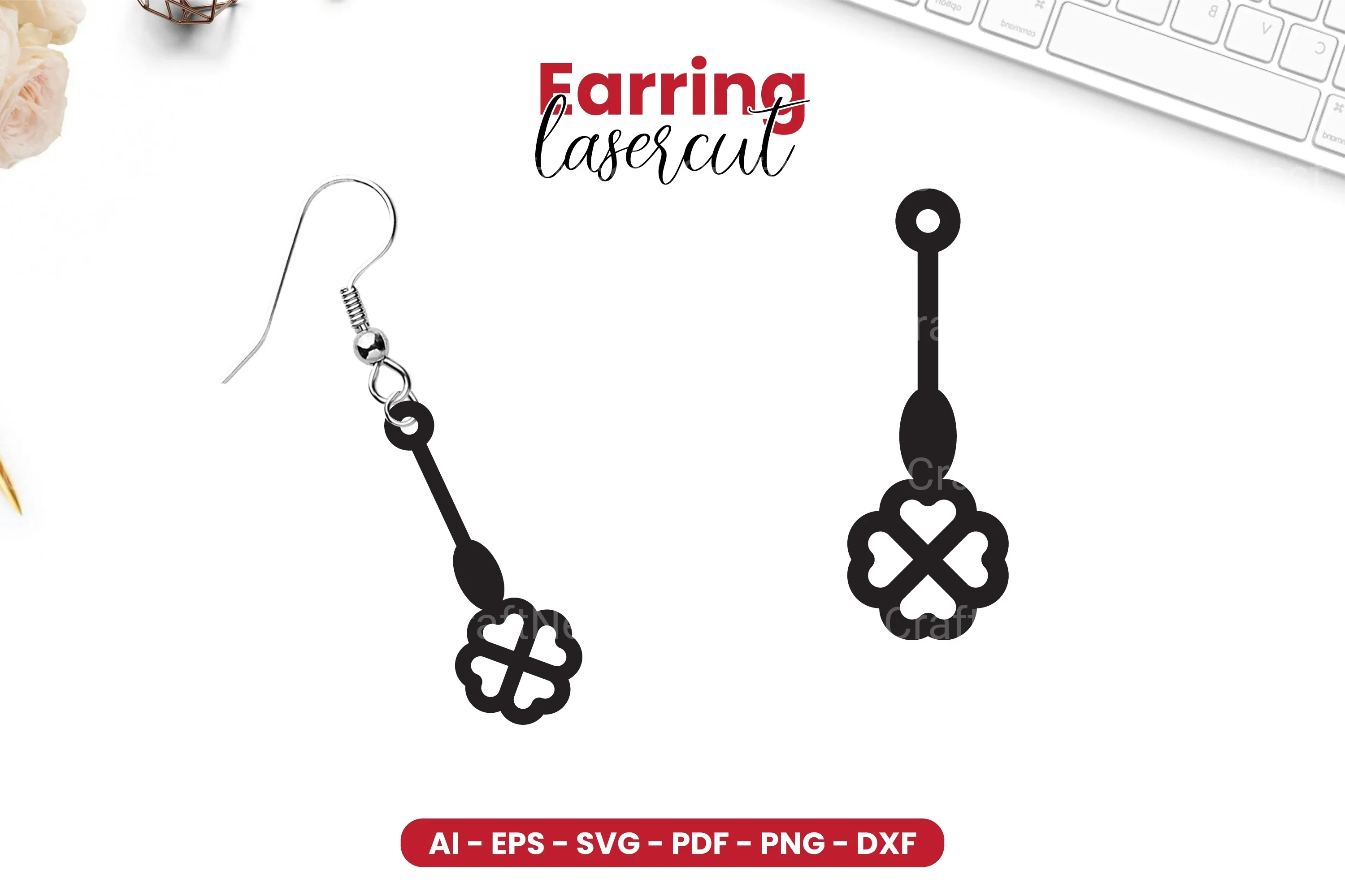 Earring Lasercut SVG Bundle - 29 Designs