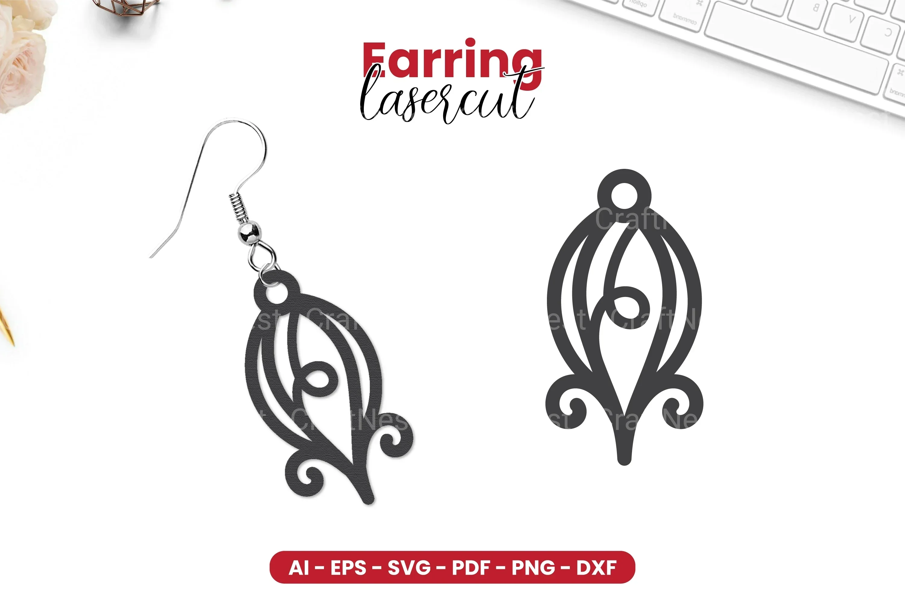 Earring Lasercut SVG Bundle - 71 Designs