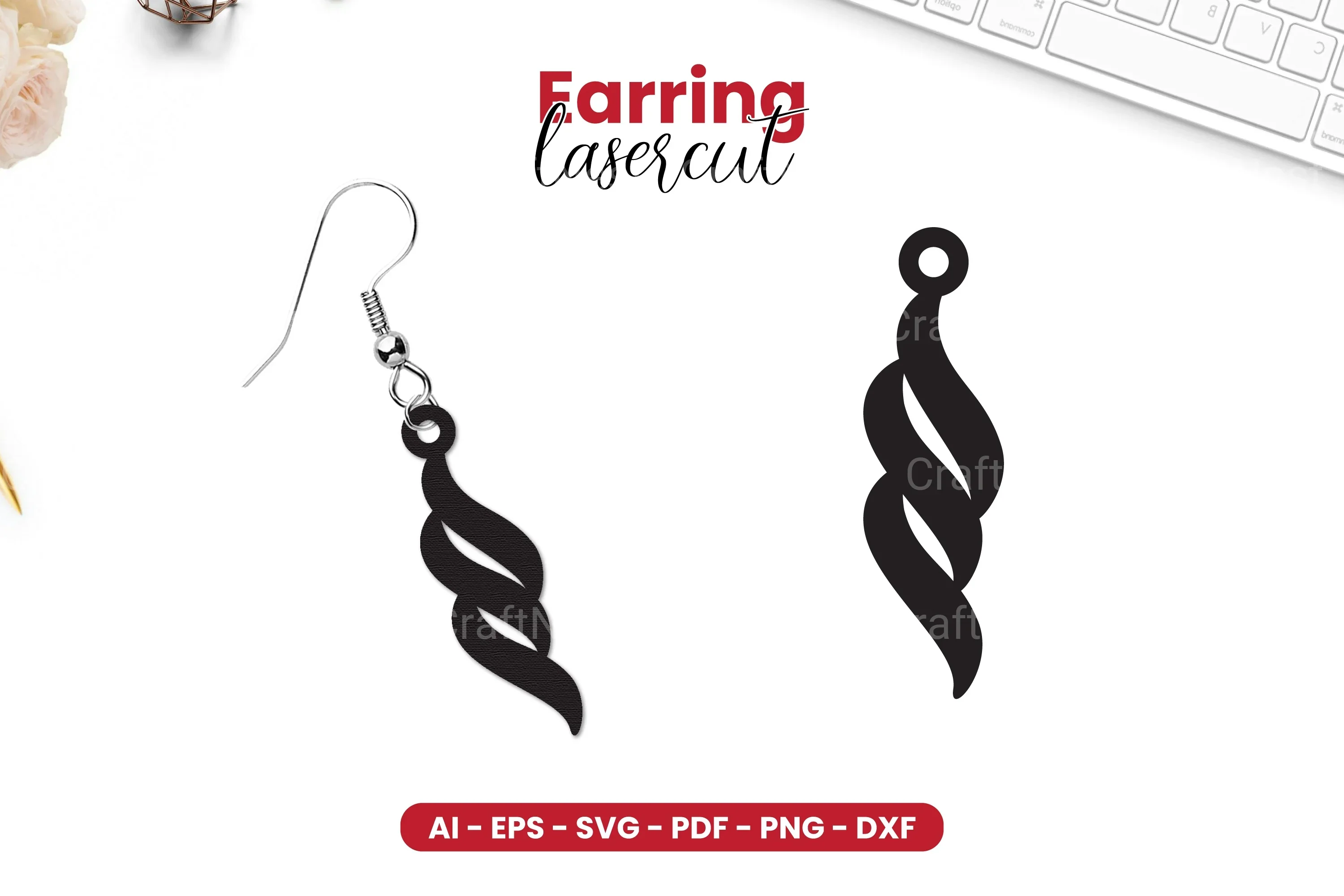Earring Lasercut SVG Bundle