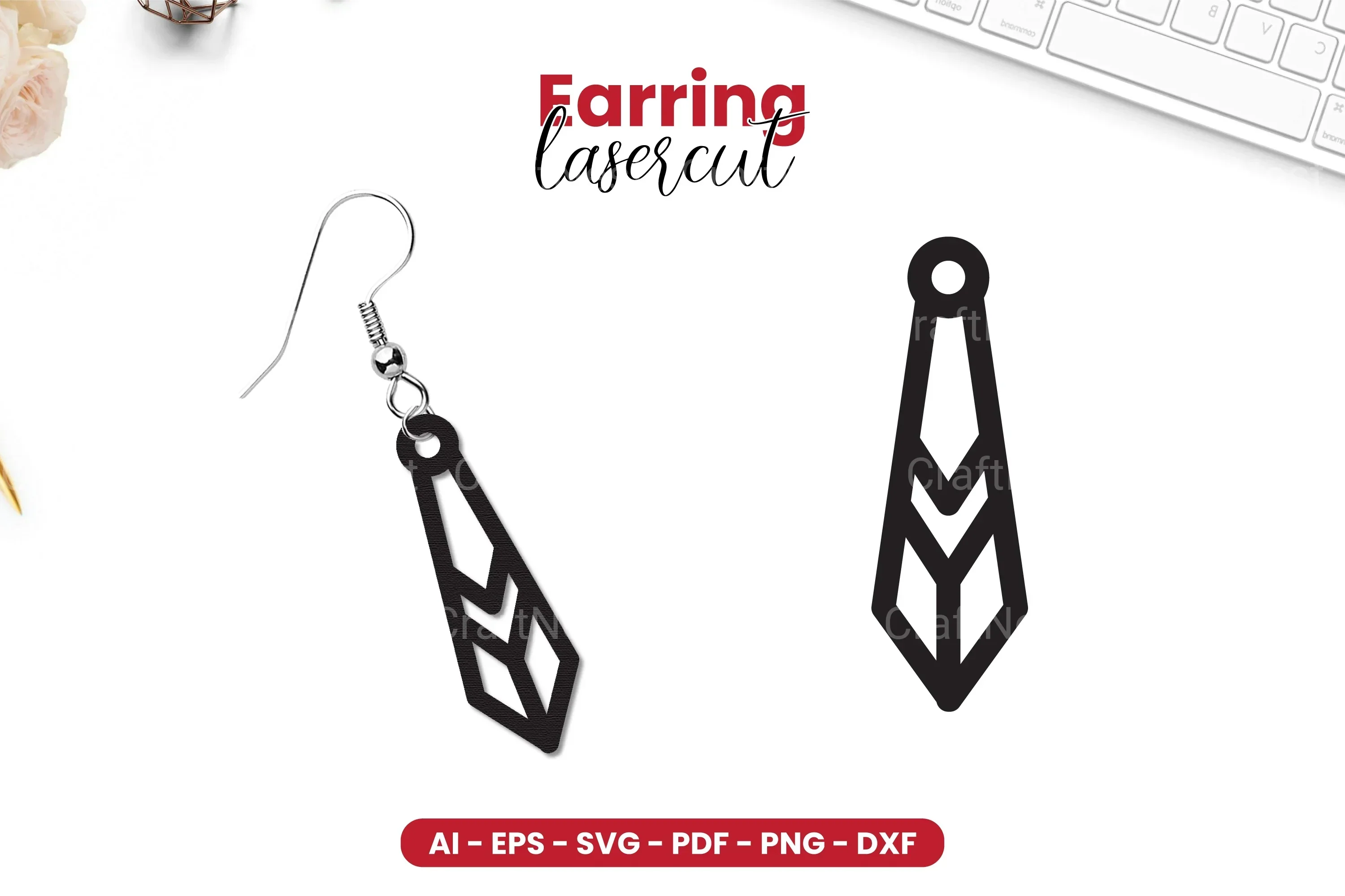 Earring Lasercut SVG Bundle