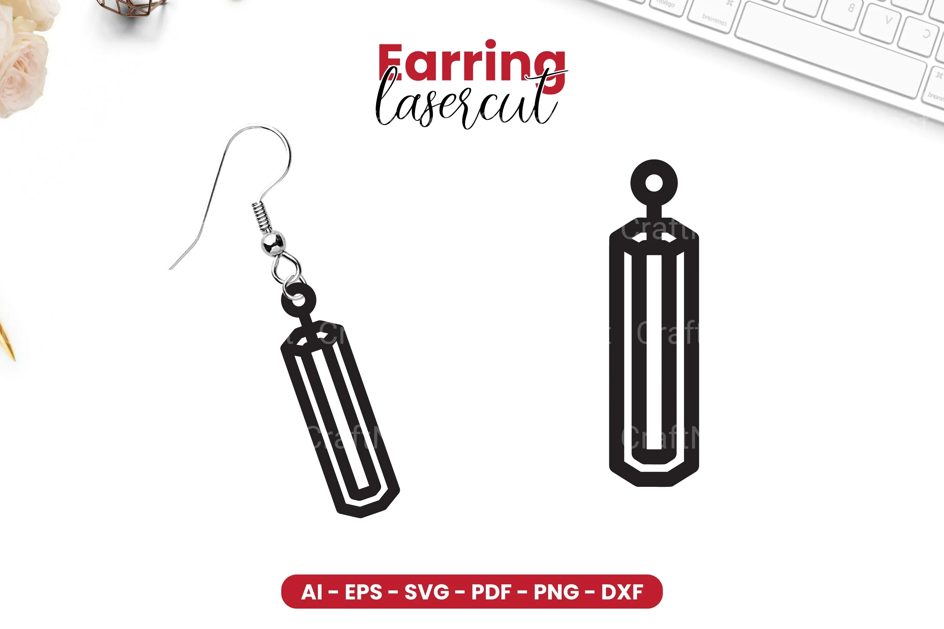 Earring Lasercut SVG Bundle