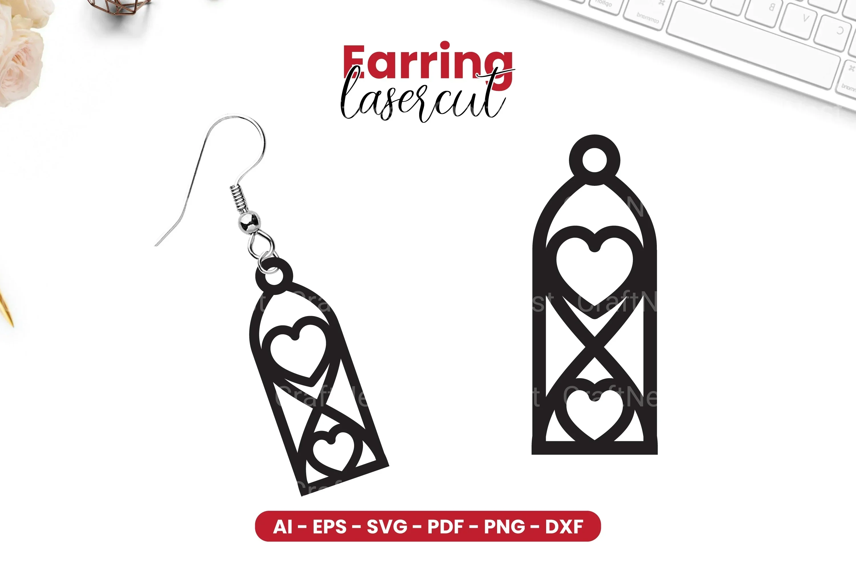 Earring Lasercut SVG Bundle