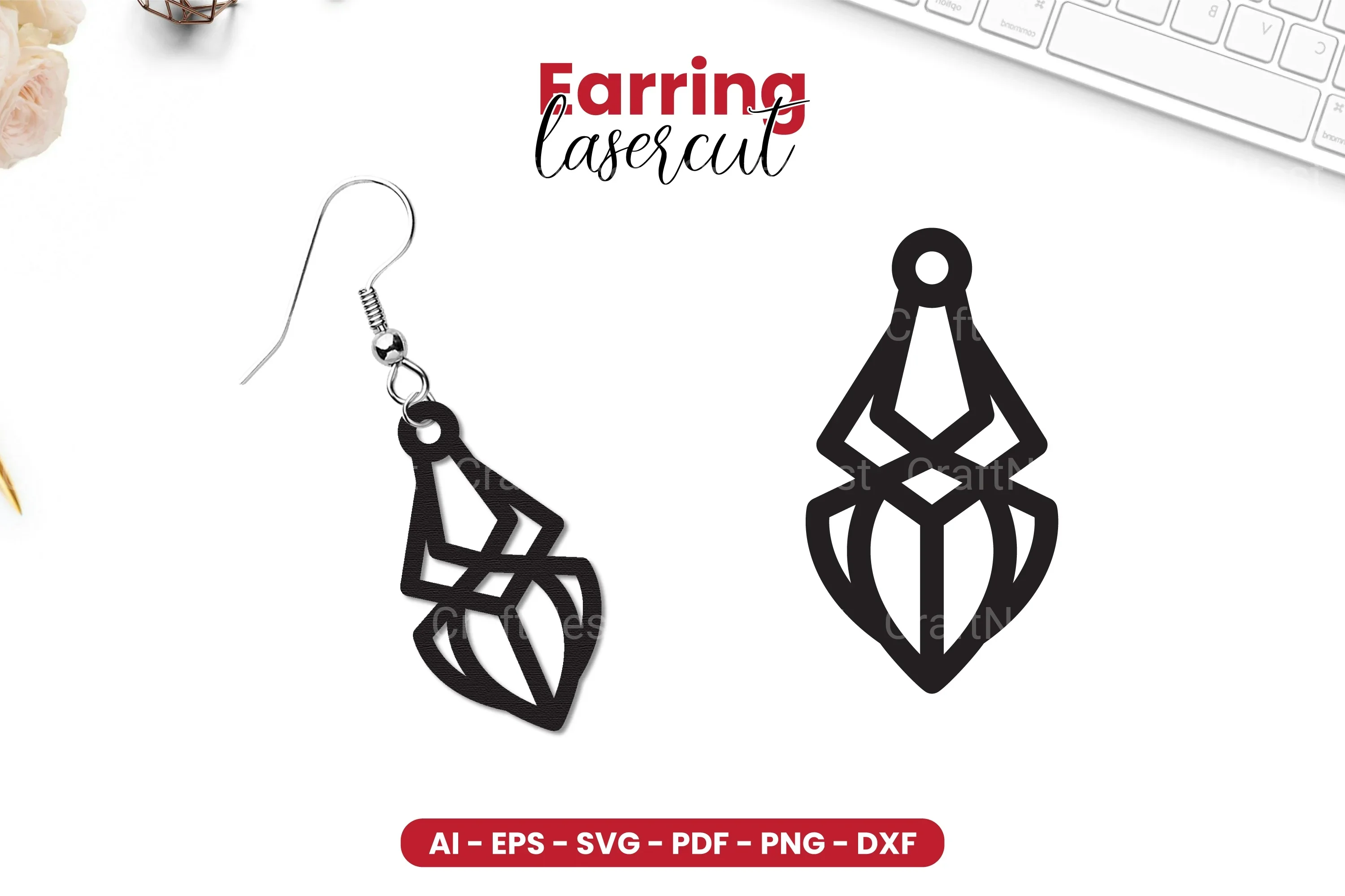 Earring Lasercut SVG Bundle