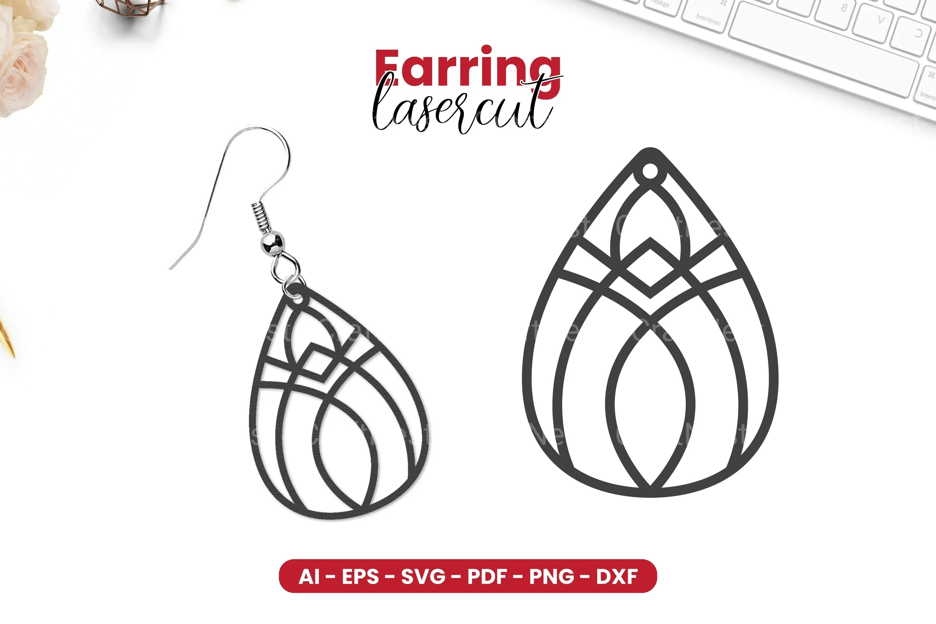 Earring Lasercut SVG Bundle