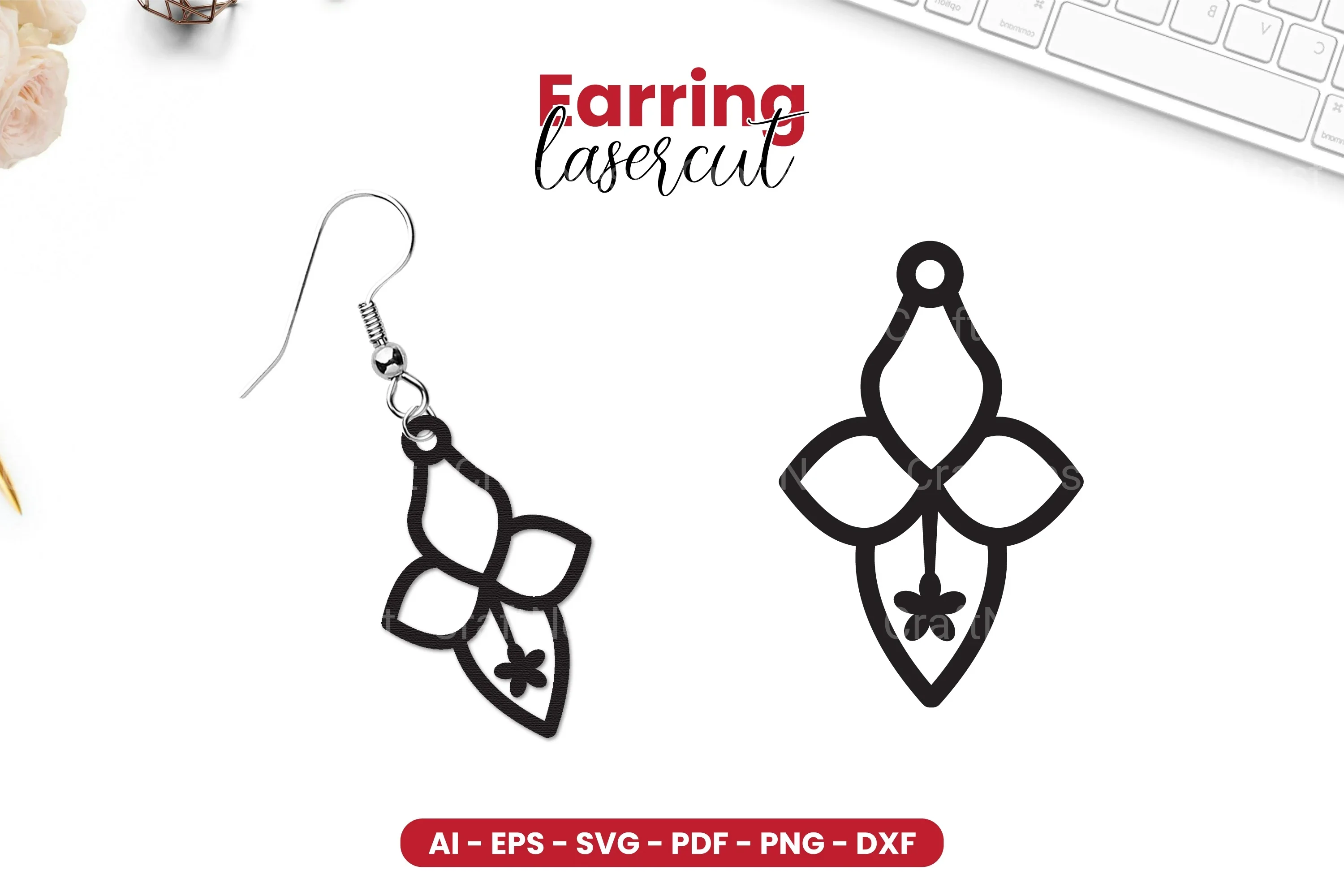 Earring Lasercut SVG Bundle