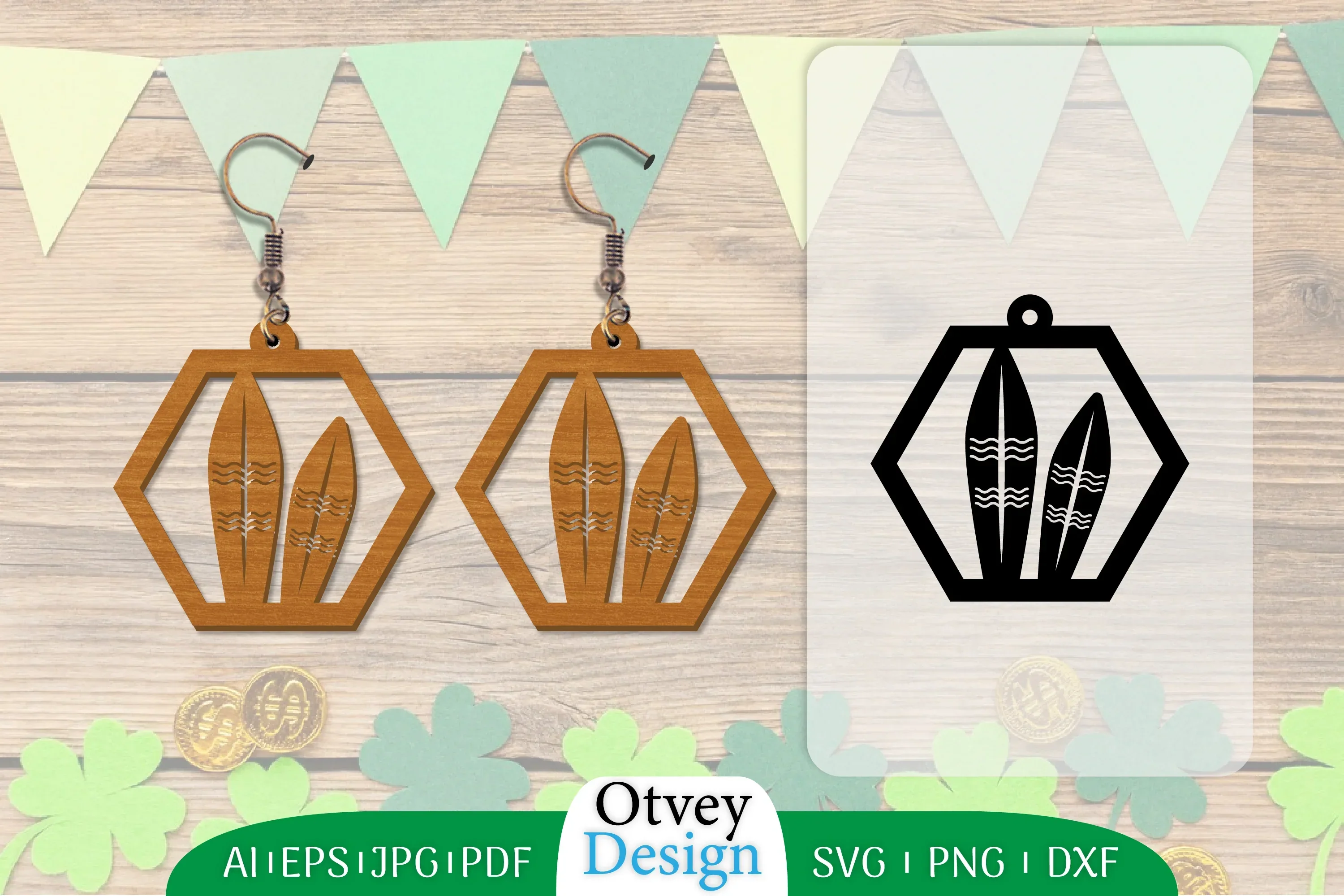 Earring Summer Lasercut SVG Bundle
