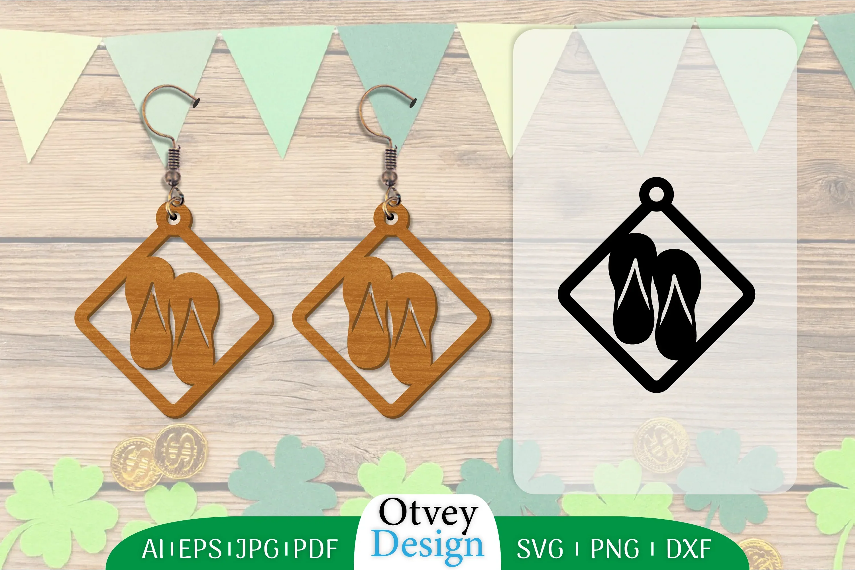 Earring Summer Lasercut SVG Bundle