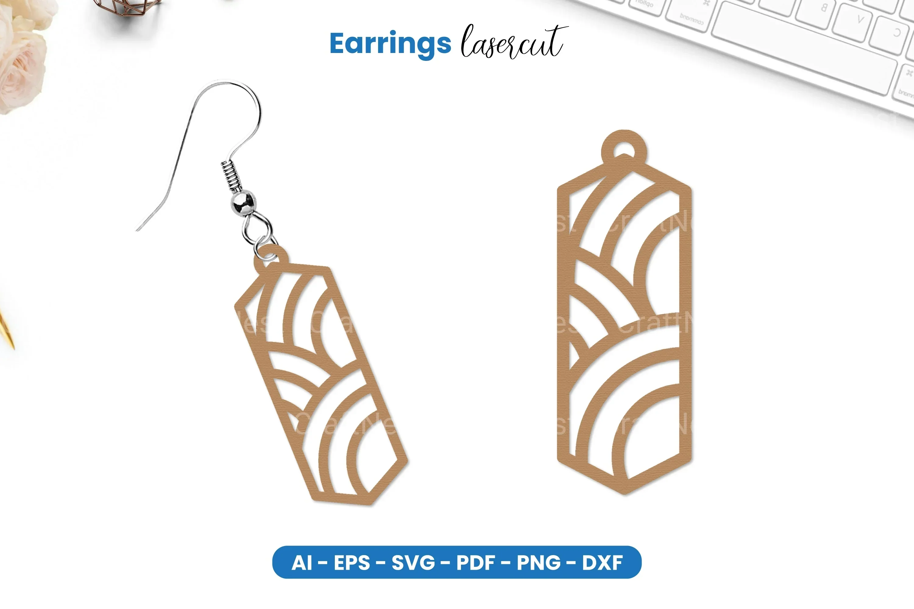 Earrings Lasercut SVG Bundle
