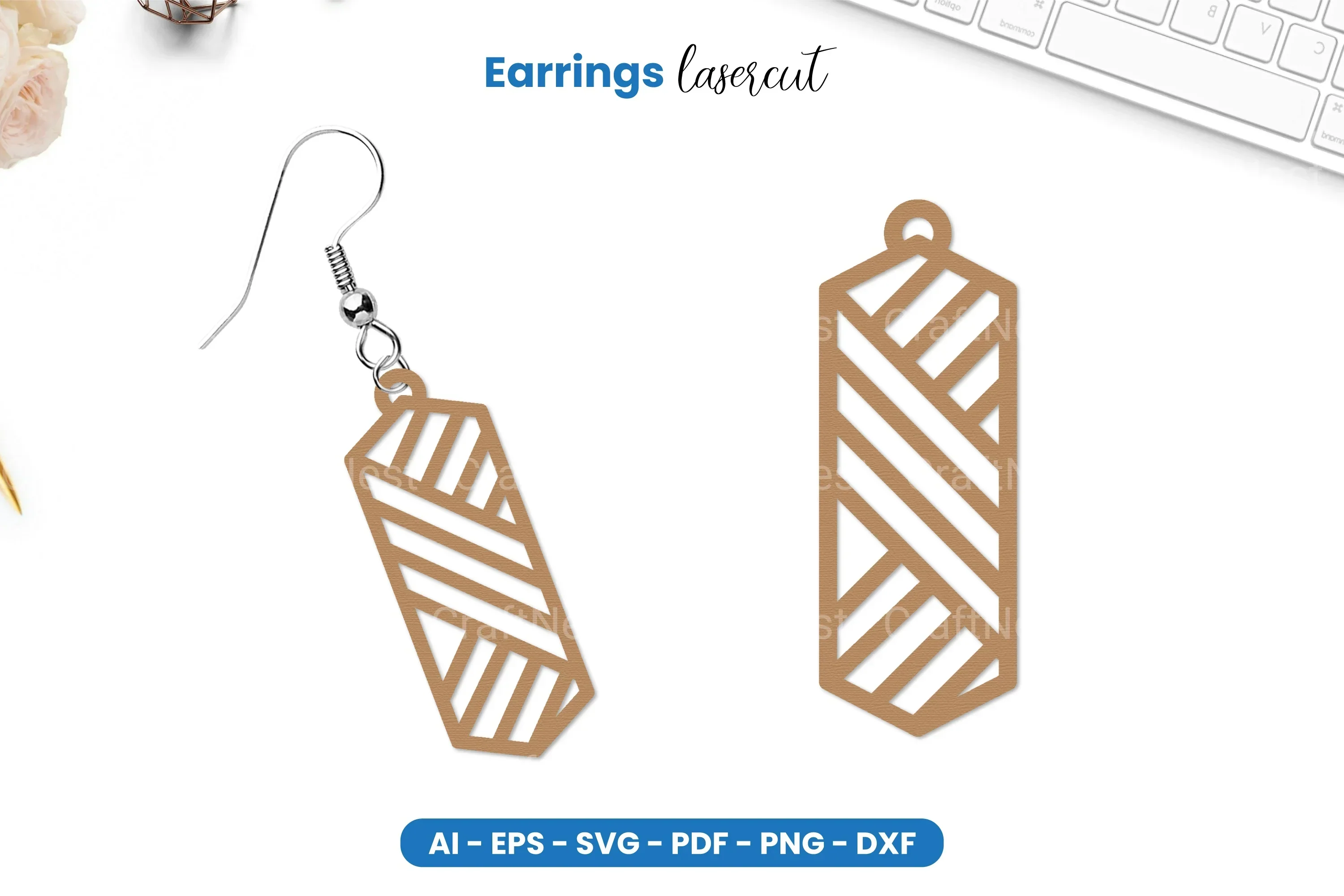 Earrings Lasercut SVG Bundle