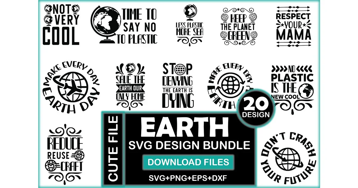 Earth SVG Bundle