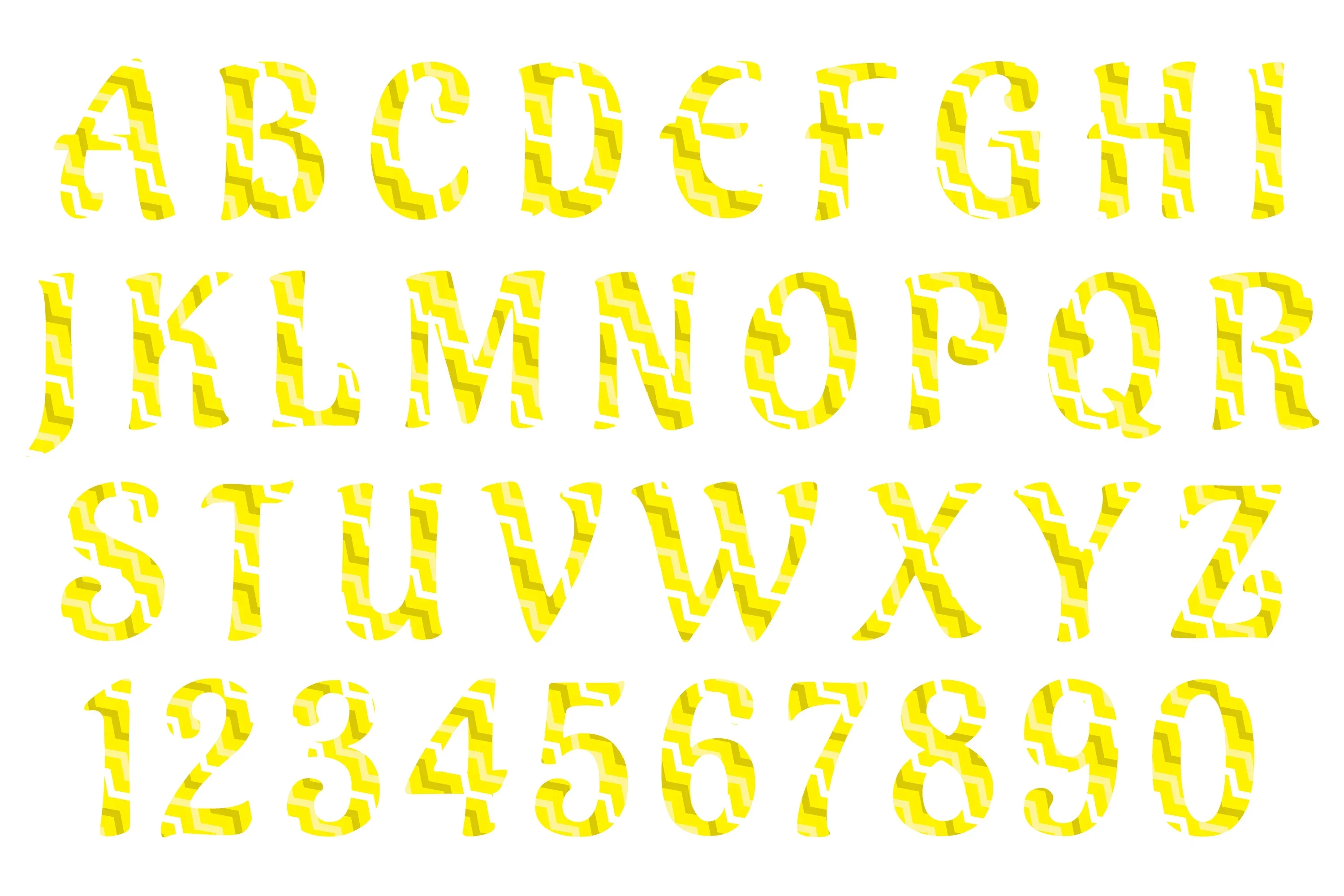 Easter Alphabet Clipart SVG Bundle - Image 4