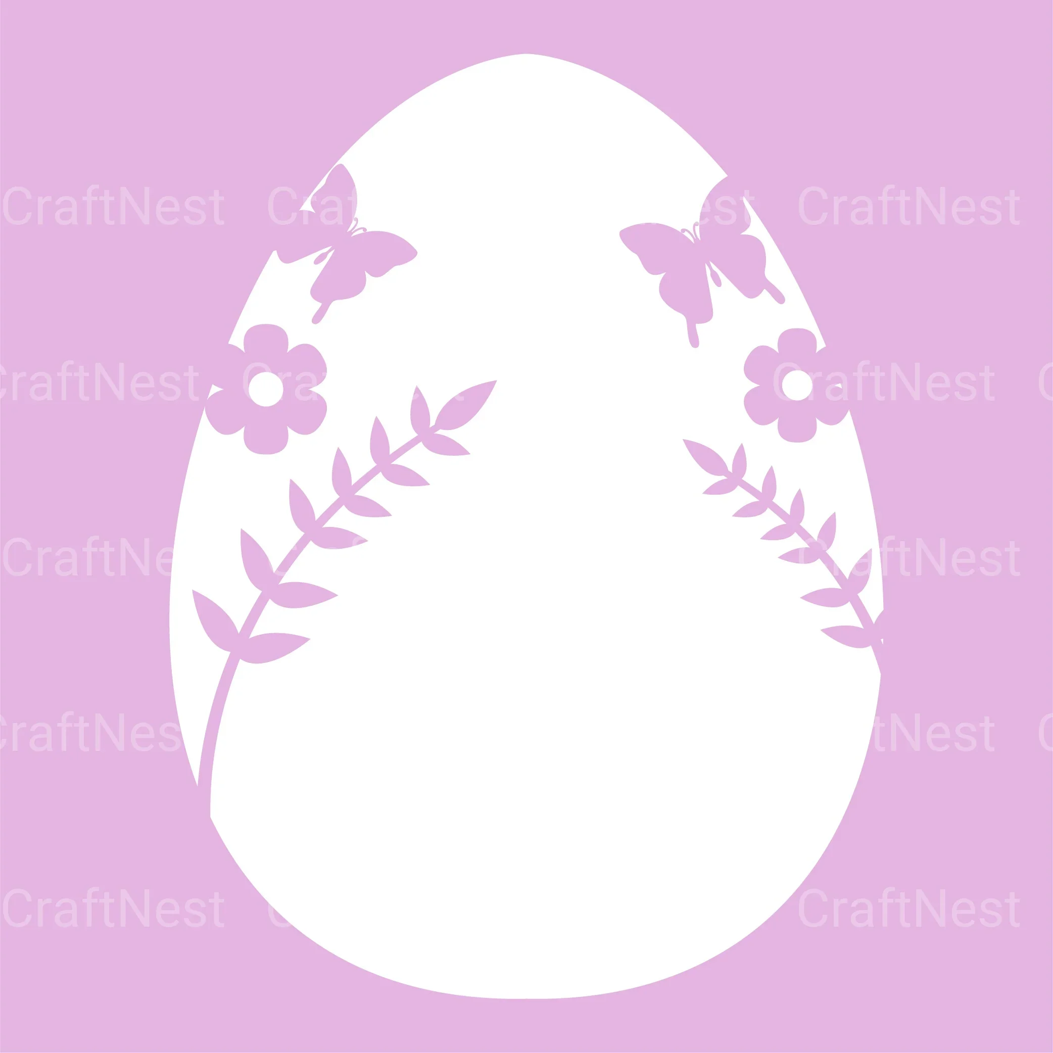Easter Bunny Layered Papercut SVG Bundle Clipart - Image 4