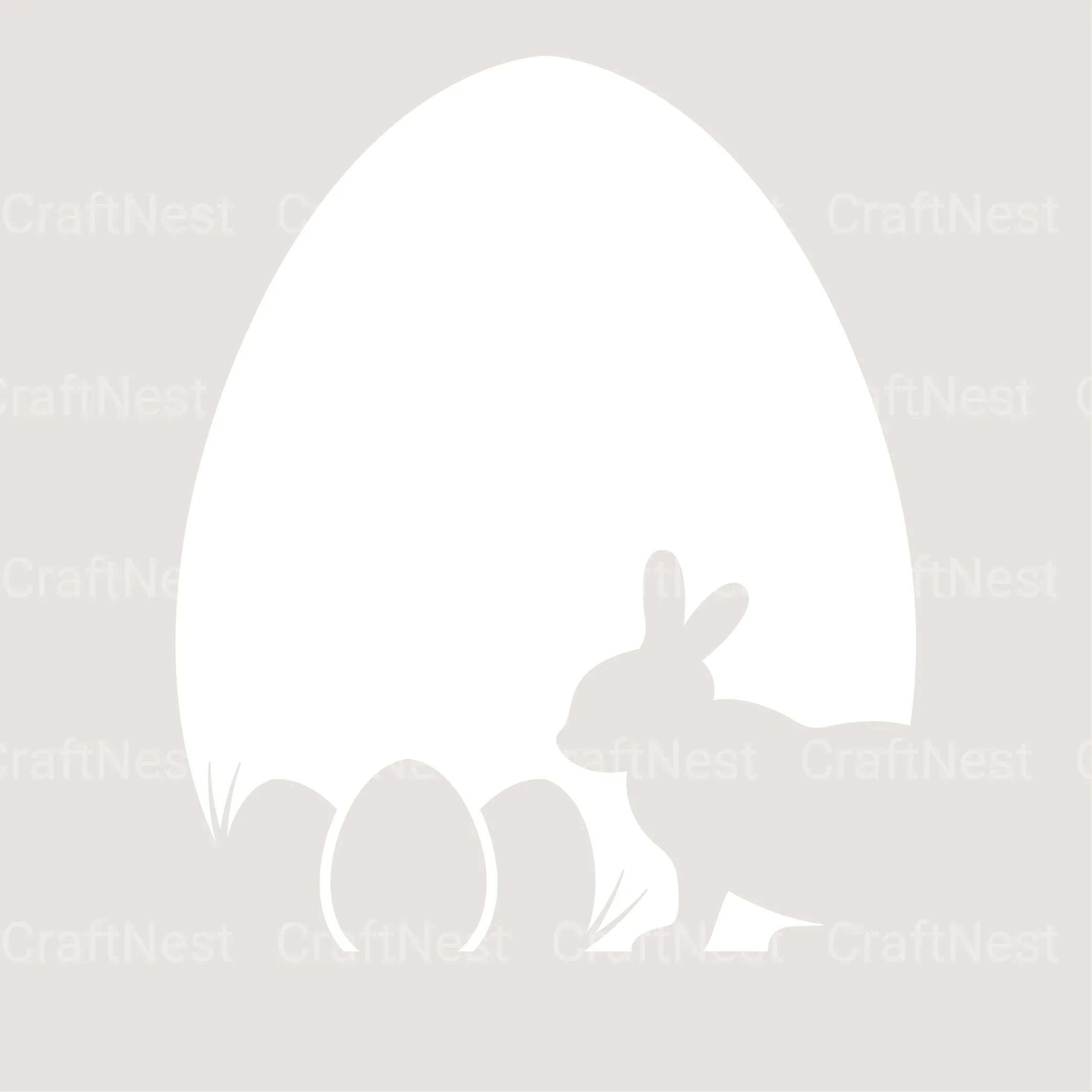 Easter Bunny Layered Papercut SVG Bundle Clipart - Image 5
