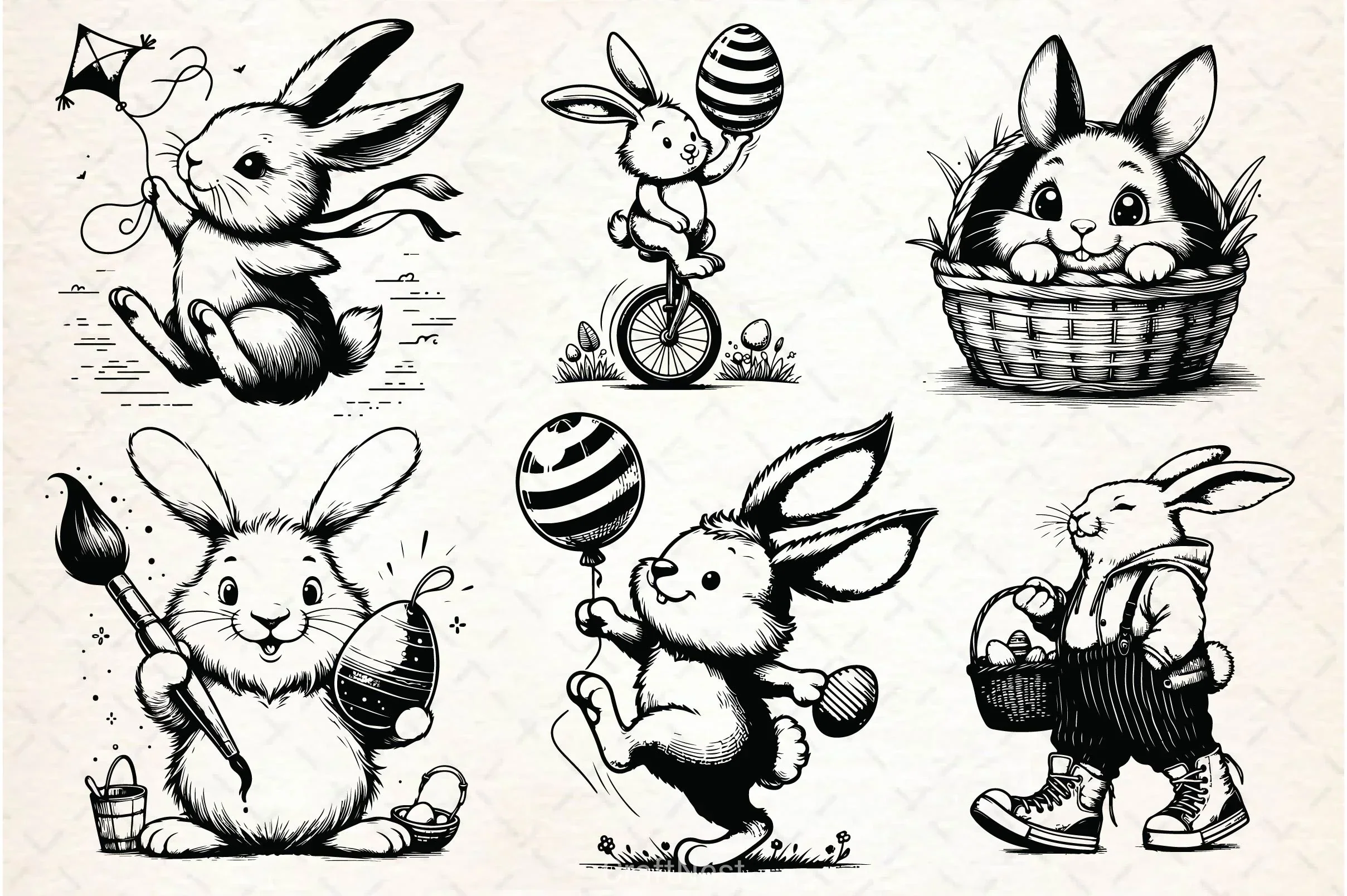 Easter Bunny SVG Bundle - Image 6