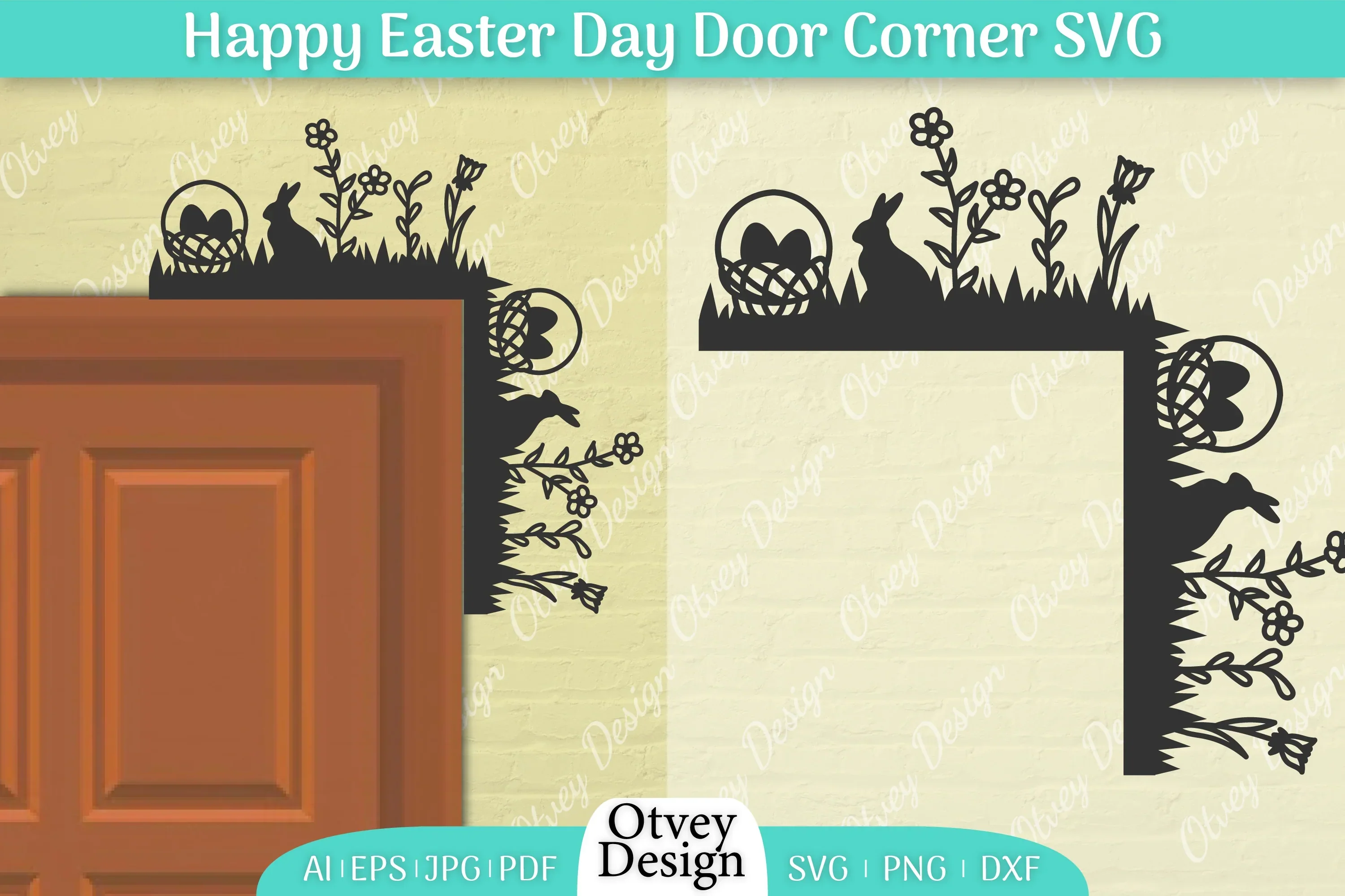 Easter Door Corner SVG Bundle