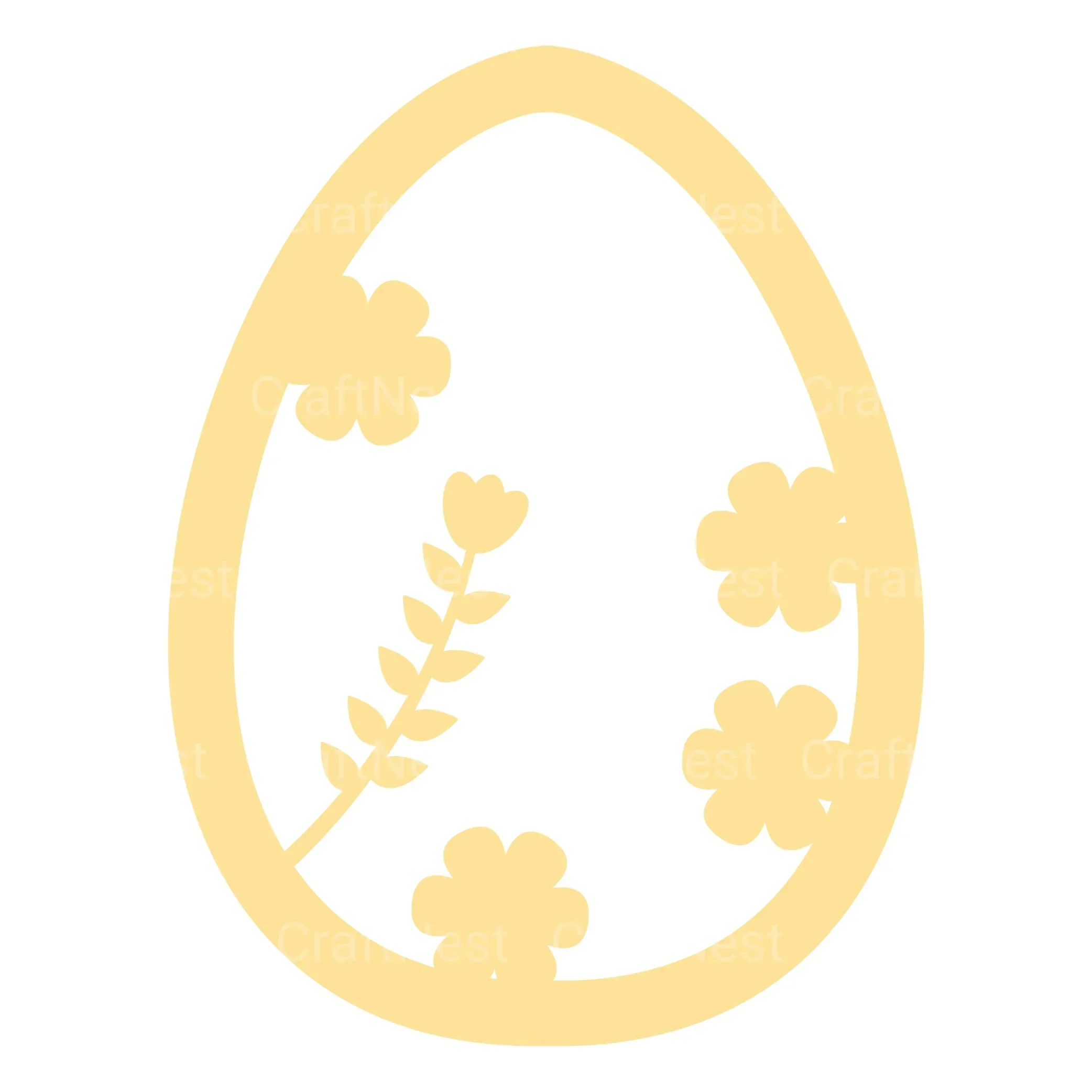 Easter Egg Layered Papercut SVG Bundle - Image 3