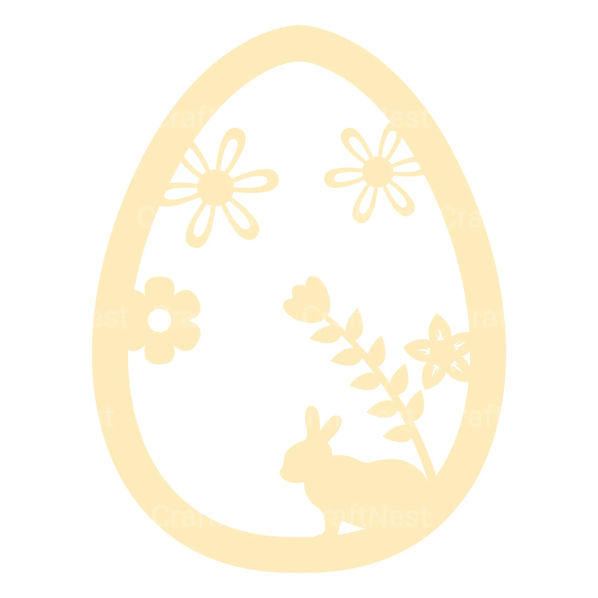 Easter Egg Layered Papercut SVG Bundle - Image 4