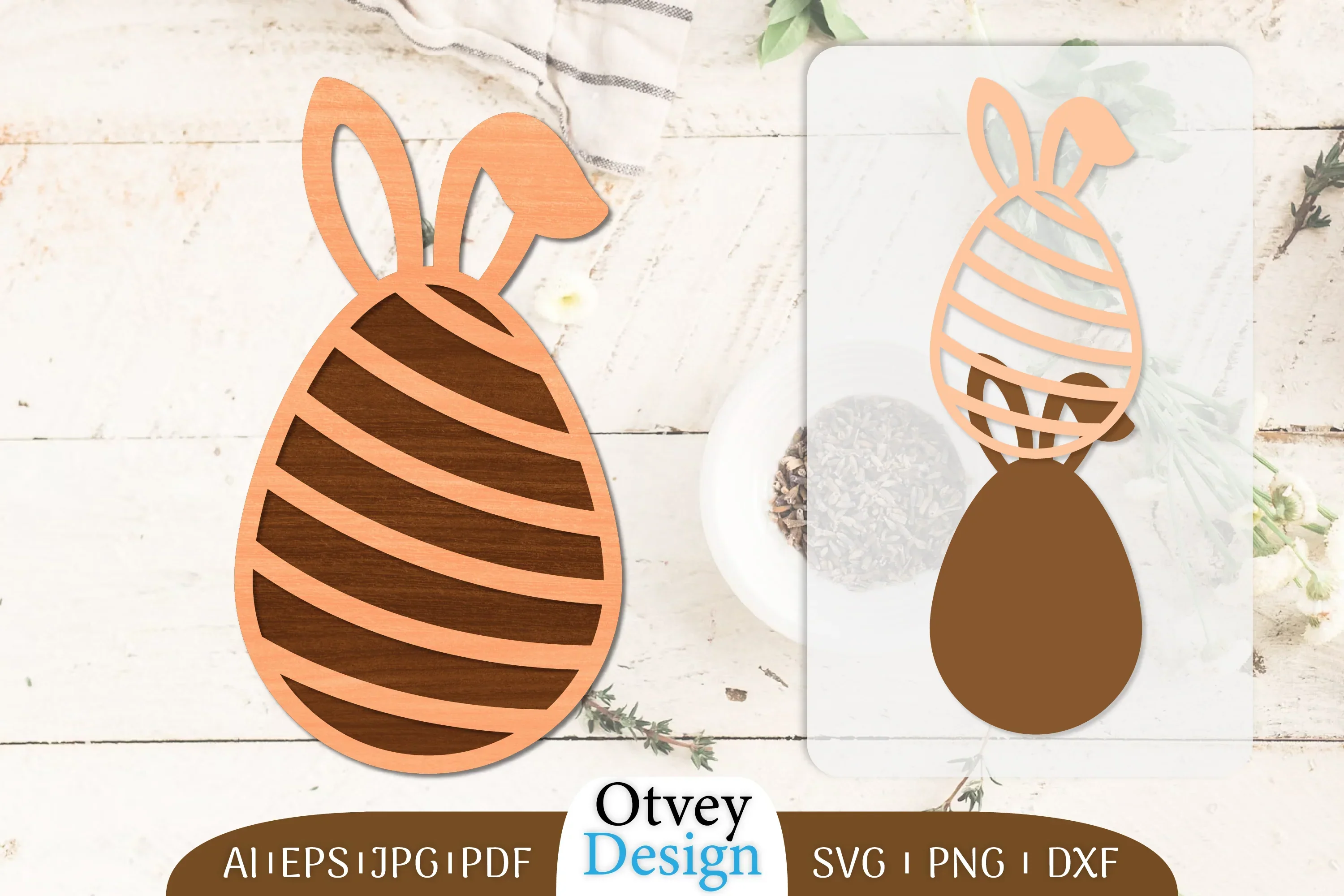 Easter Eggs Lasercut SVG Bundle