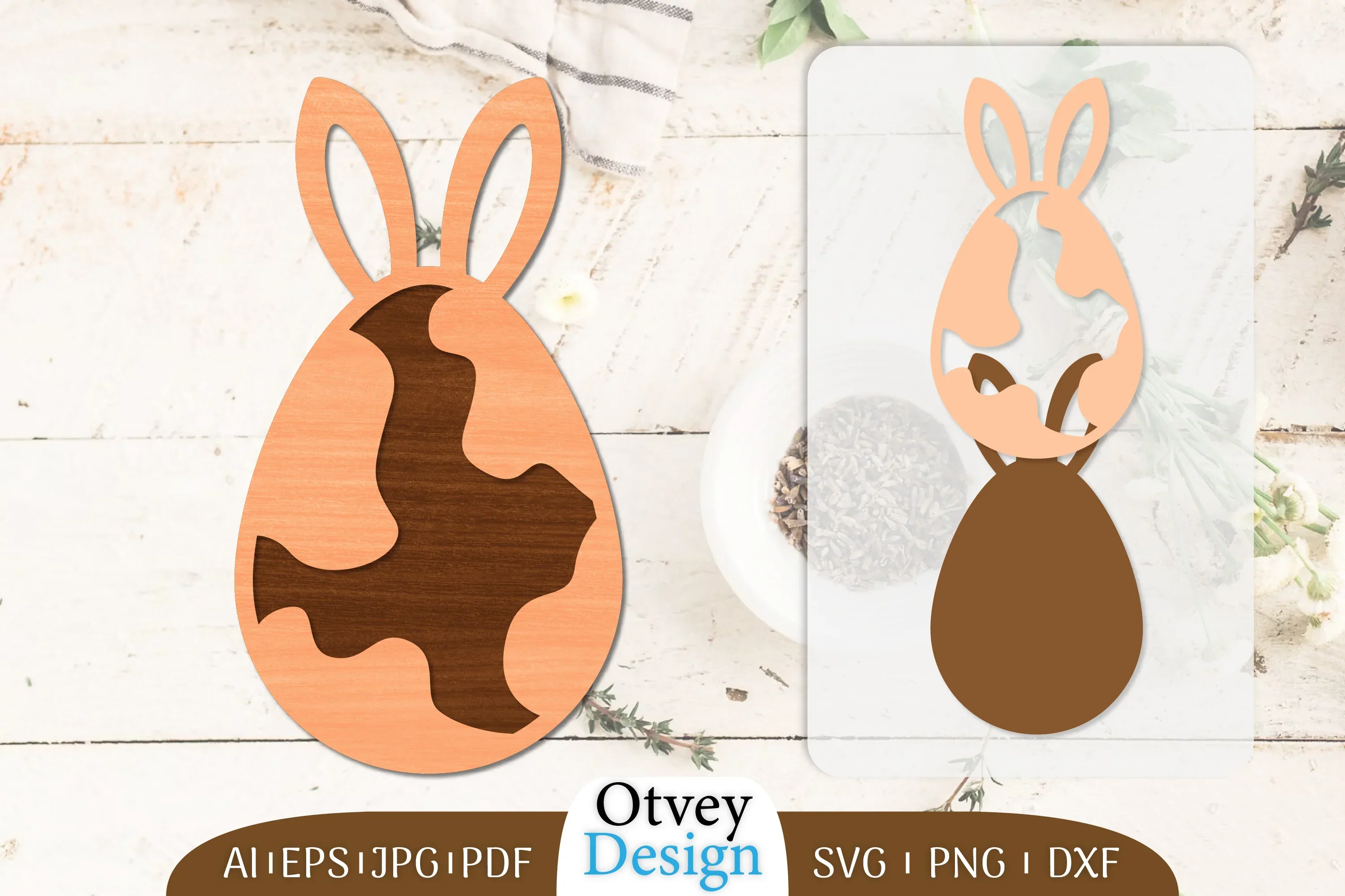 Easter Eggs Lasercut SVG Bundle