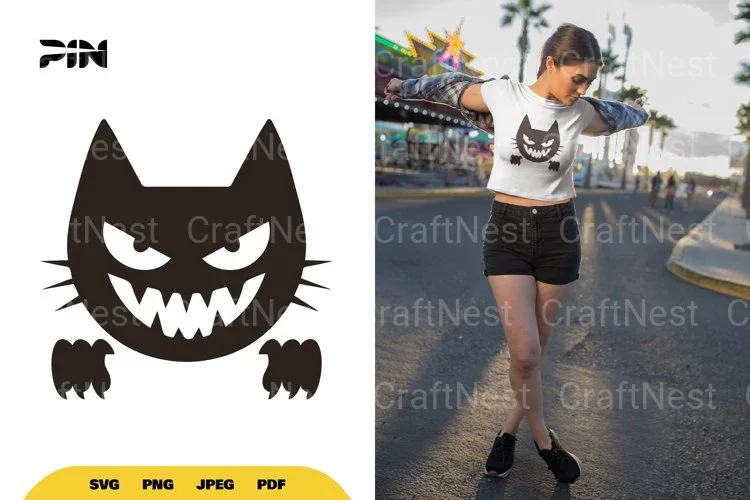 Evil Cat Halloween SVG Bundle