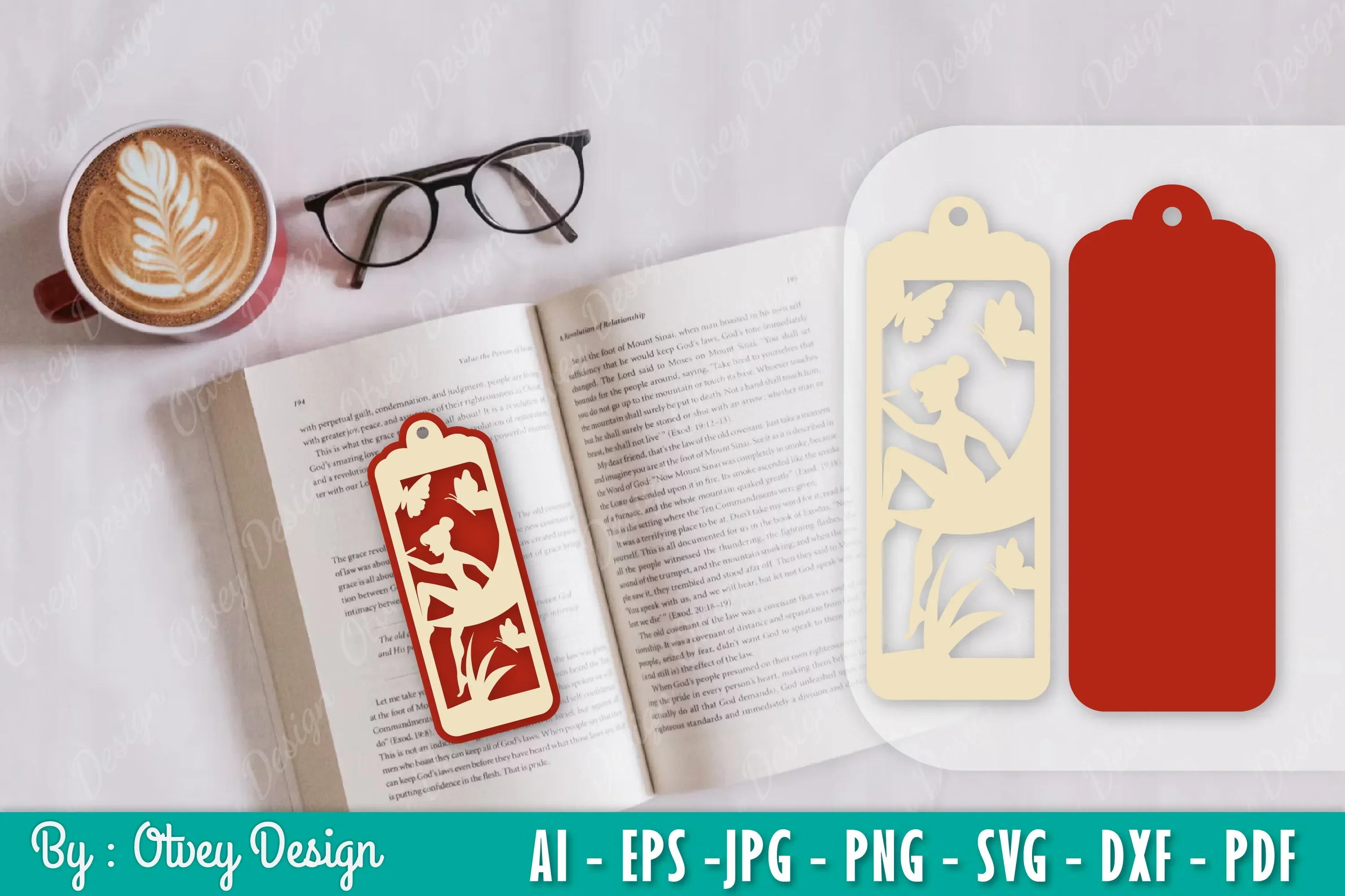 Fairy Bookmark SVG Bundle